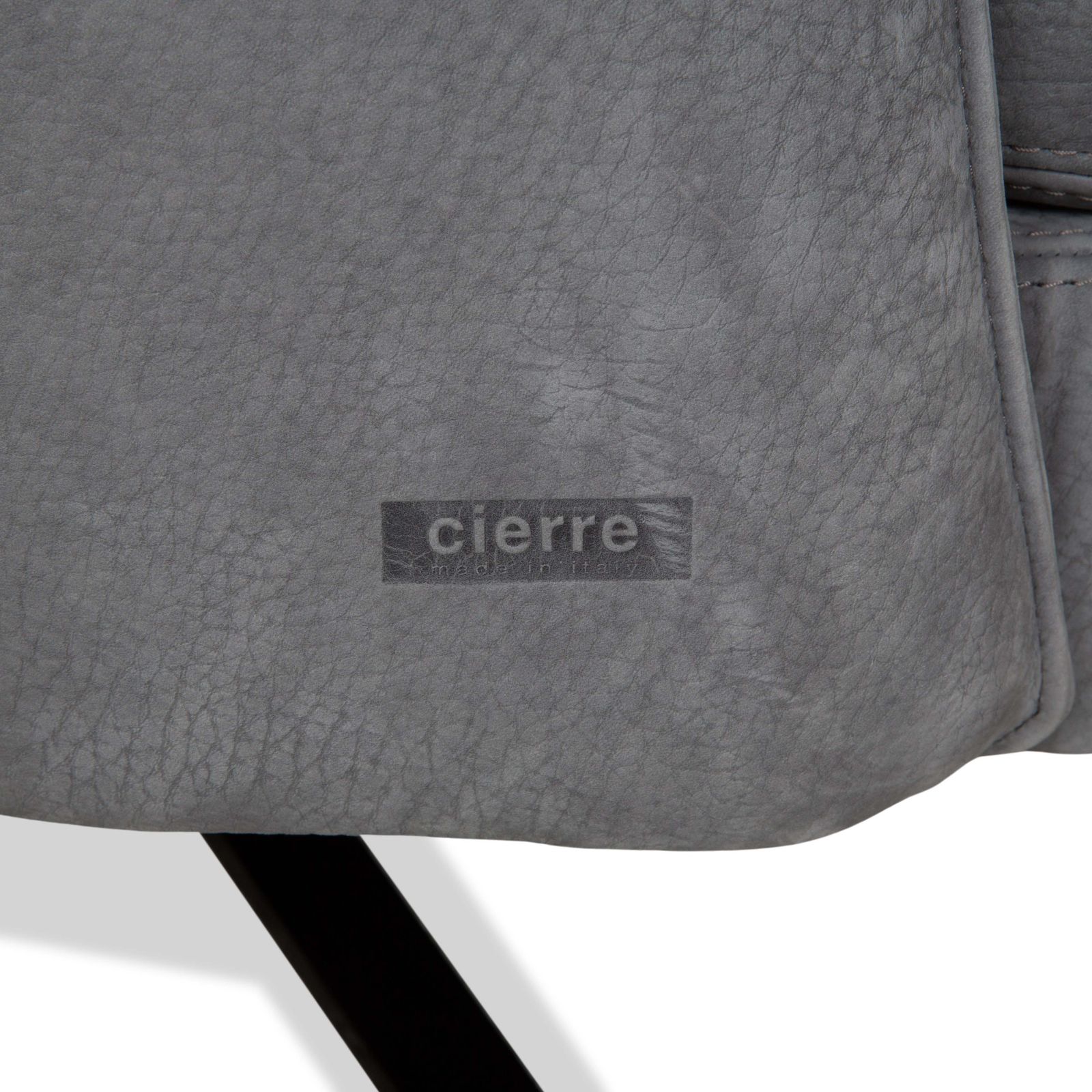 photo furniture Ensemble de fauteuils Cierre Boheme en cuir gris bleu