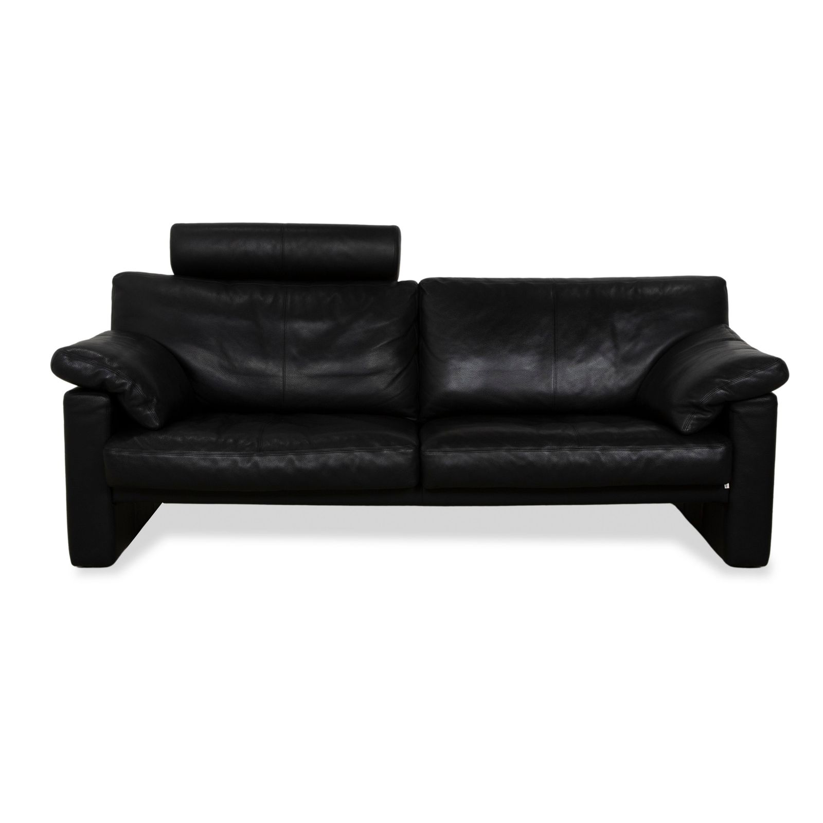 Canapé 2 places Erpo CL 300 en cuir noir