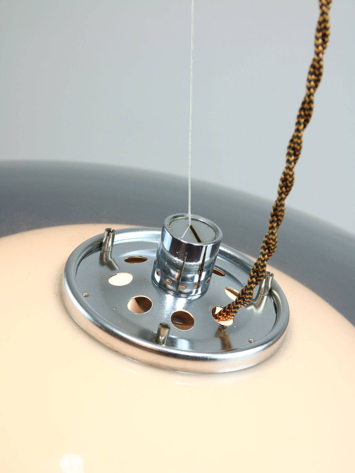 Page 1 Of 20 Vintage Blue Space Age Ufo Lamp By Guzzini, 1970s photo vintage