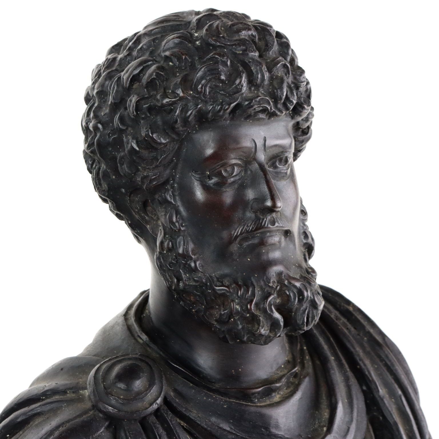 Marco Aurelio Imperatore Romano Busto In Bronzo Fonderia Chiurazzi Napoli photo for sale