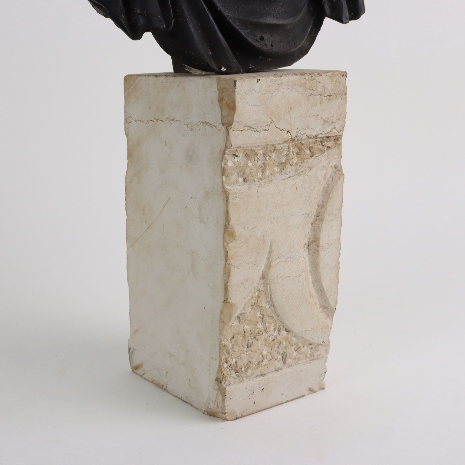 Marco Aurelio Imperatore Romano Busto In Bronzo Fonderia Chiurazzi Napoli photo vinterior