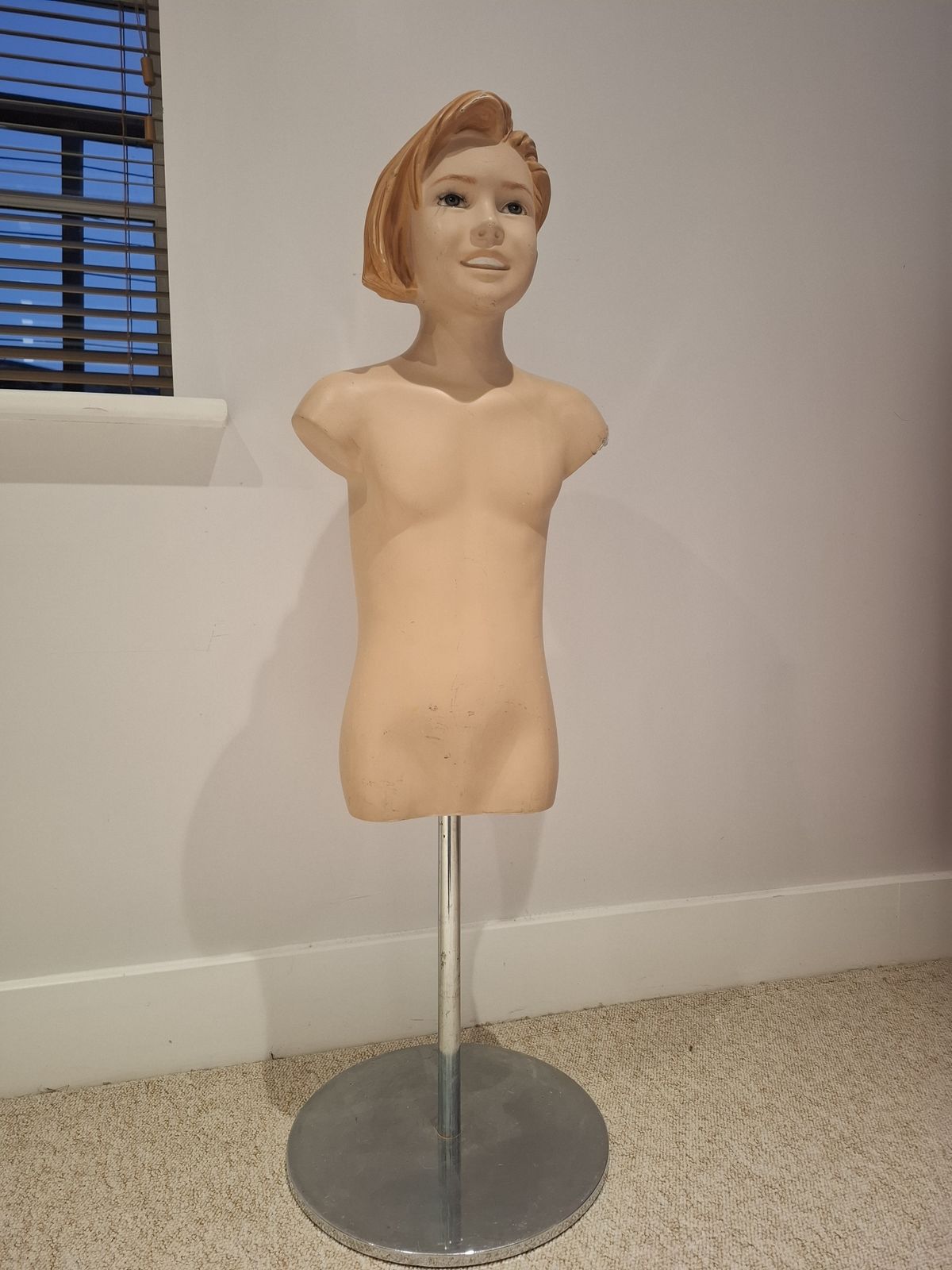 Charming Vintage Child Torso Mannequin – Early 20th Century French photo vintage