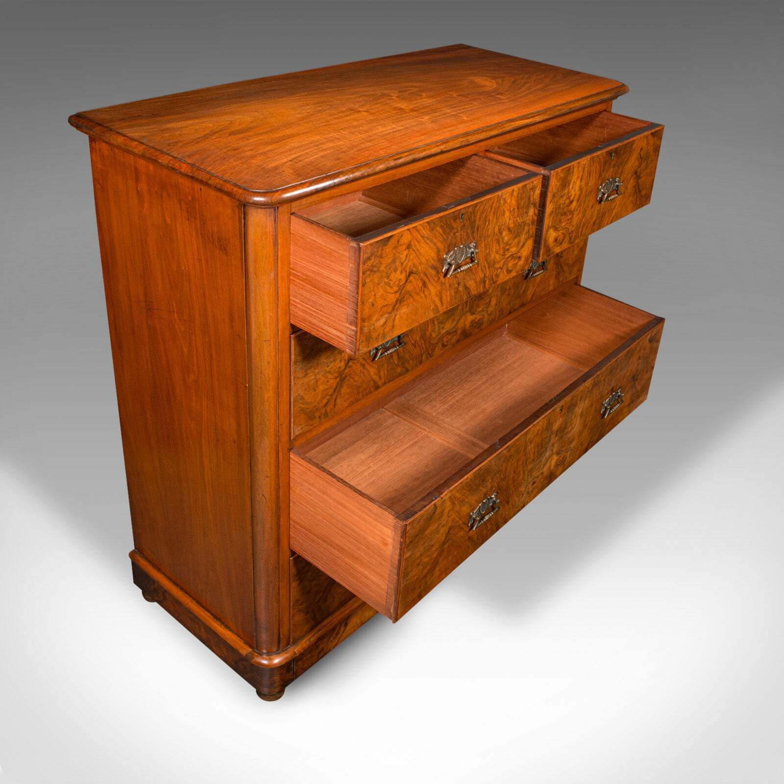 Large Antique Gentleman's Tallboy, English, Walnut, Chest Of Drawers, Victorian photo buy