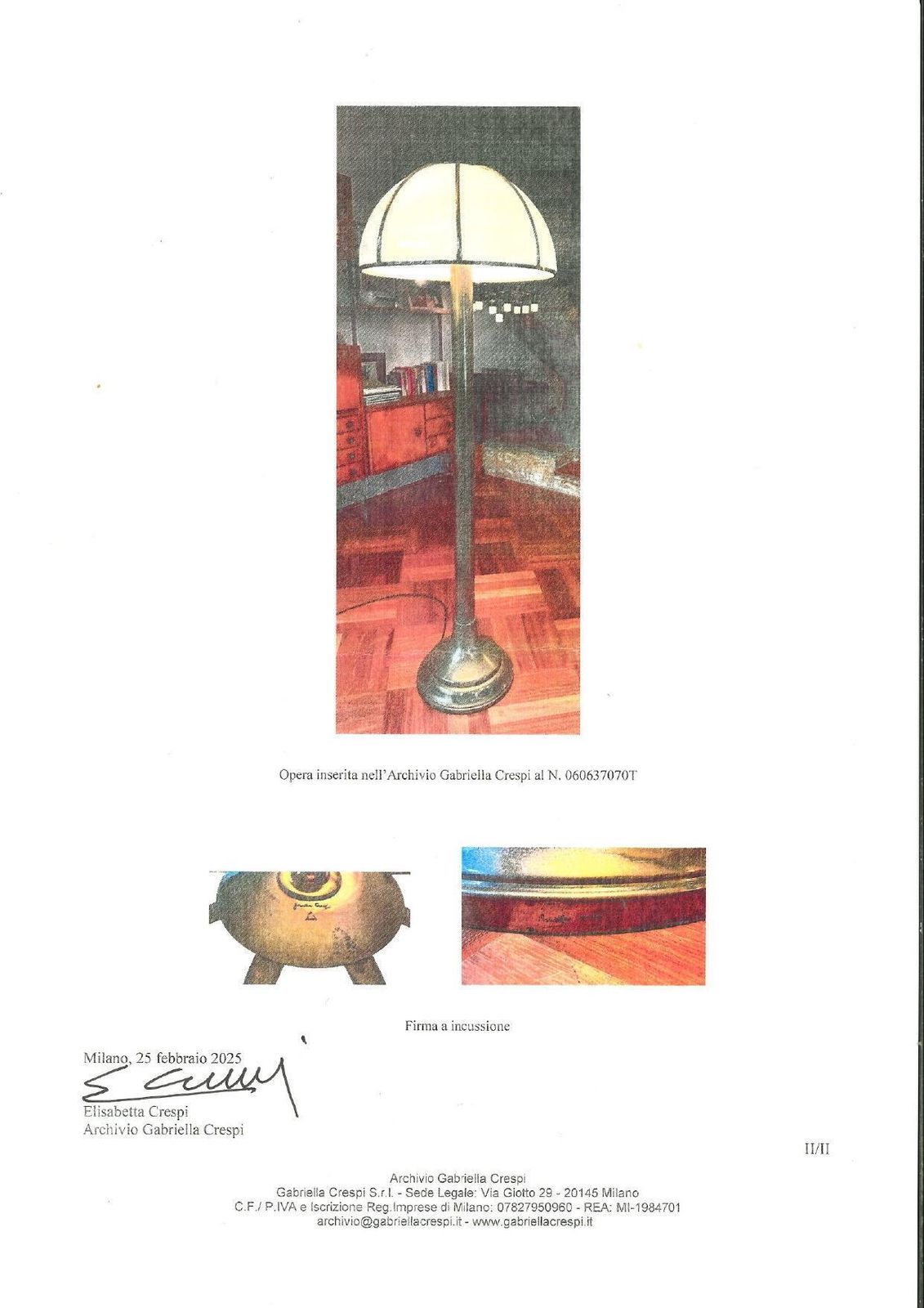 Lighting Fungo Floor Lamp By Gabriella Crespi, Italy, 1970 photo