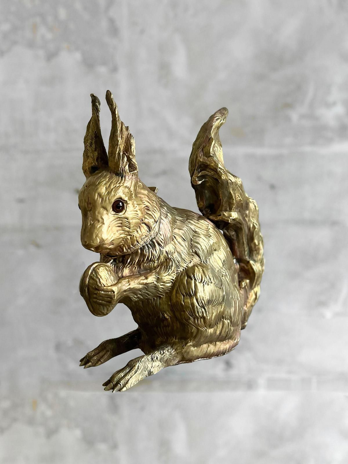 Brass Bottle Holder Squirrel – Molto Editions photo furniture