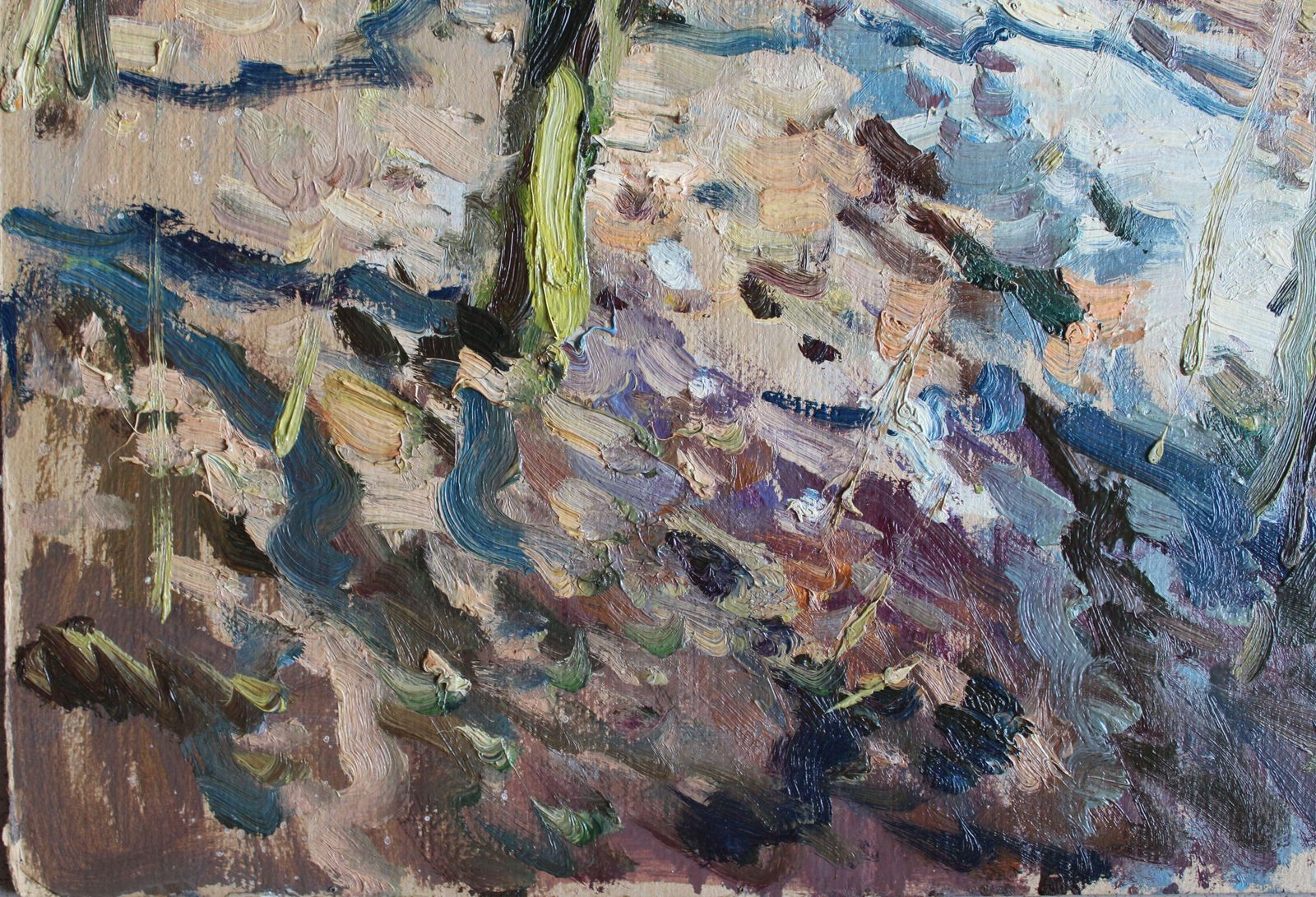Edgars Vintersspring. 1991. Cardboard, Oil, 94.5x70 Cm1991 photo Art