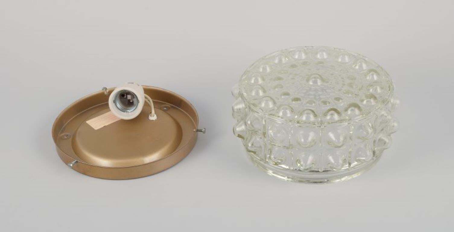 Helena Tynell, Finnish Glass Artist, For Limburg. Designer Wall/Ceiling Lamp photo for sale