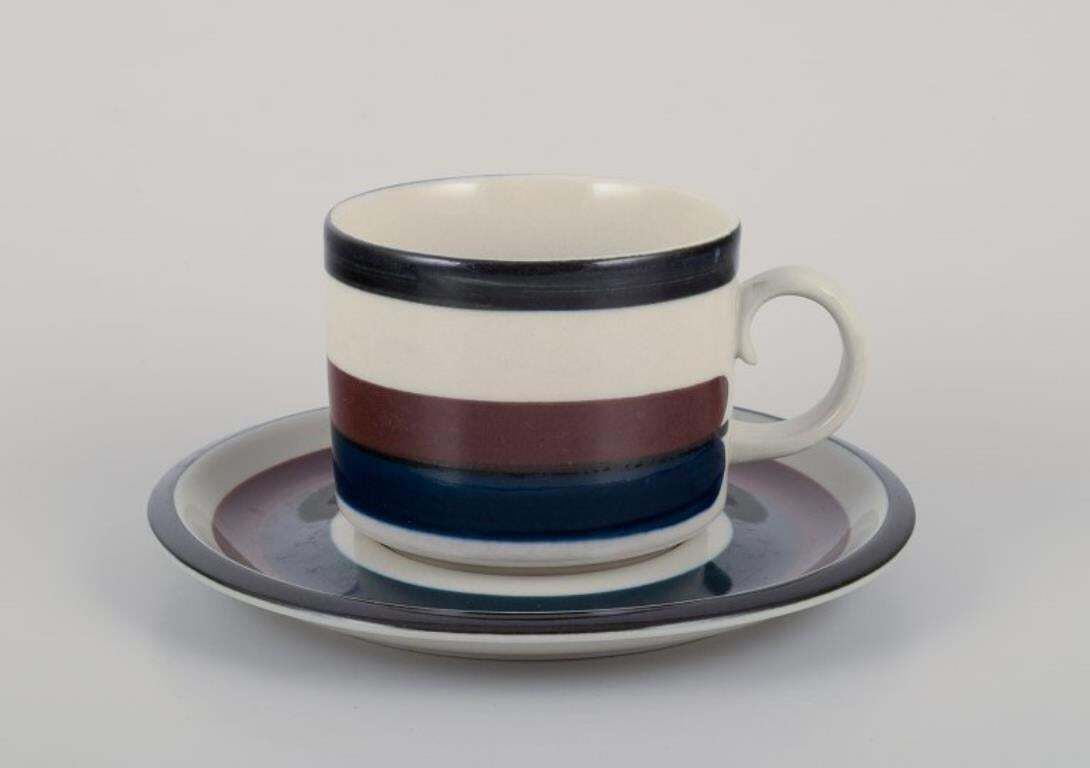 Anja Jaatinen Winquist For Arabia. Set Of Five ”Kaira” Teacups And Saucers photo furniture