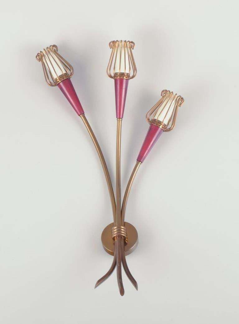 Emil Stejnar For Rupert Nikoll. A Pair Of Art Deco Wall Lamps photo Lighting