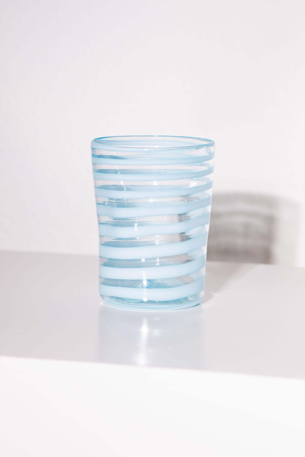 685.0 Blue Murano Glassware, 1970s, Set Of 8 photo