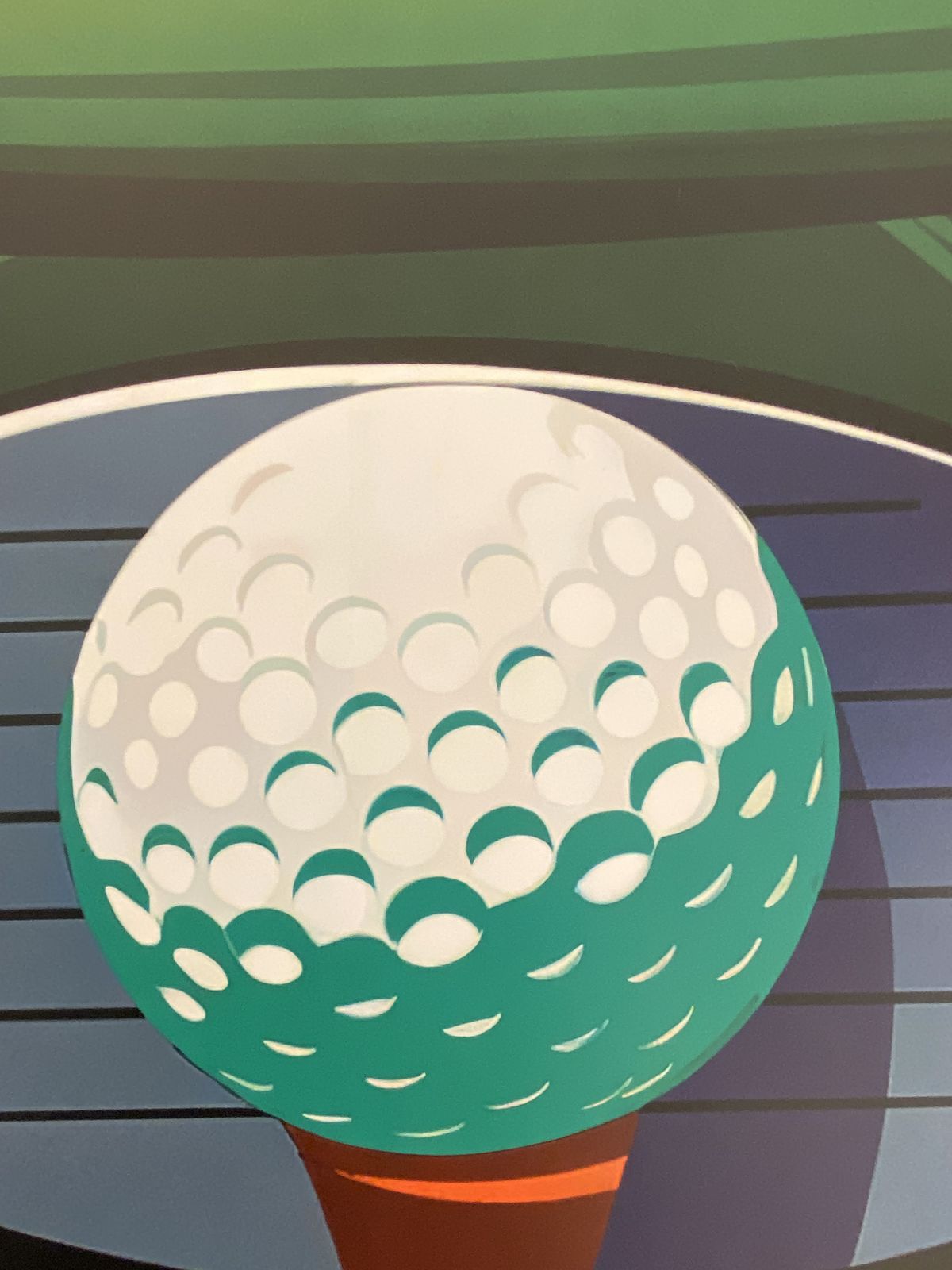 photo furniture Pollux, 2020s   International Golf Championship   Original Poster Printed In Offset With Detached Screen   Cm 98 X 68   In 38,6 X 26,8