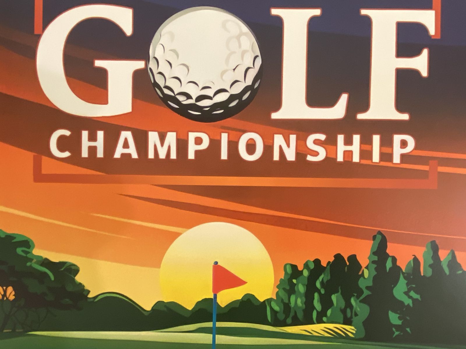 Pollux, 2020s   International Golf Championship   Original Poster Printed In Offset With Detached Screen   Cm 98 X 68   In 38,6 X 26,8 photo vintage
