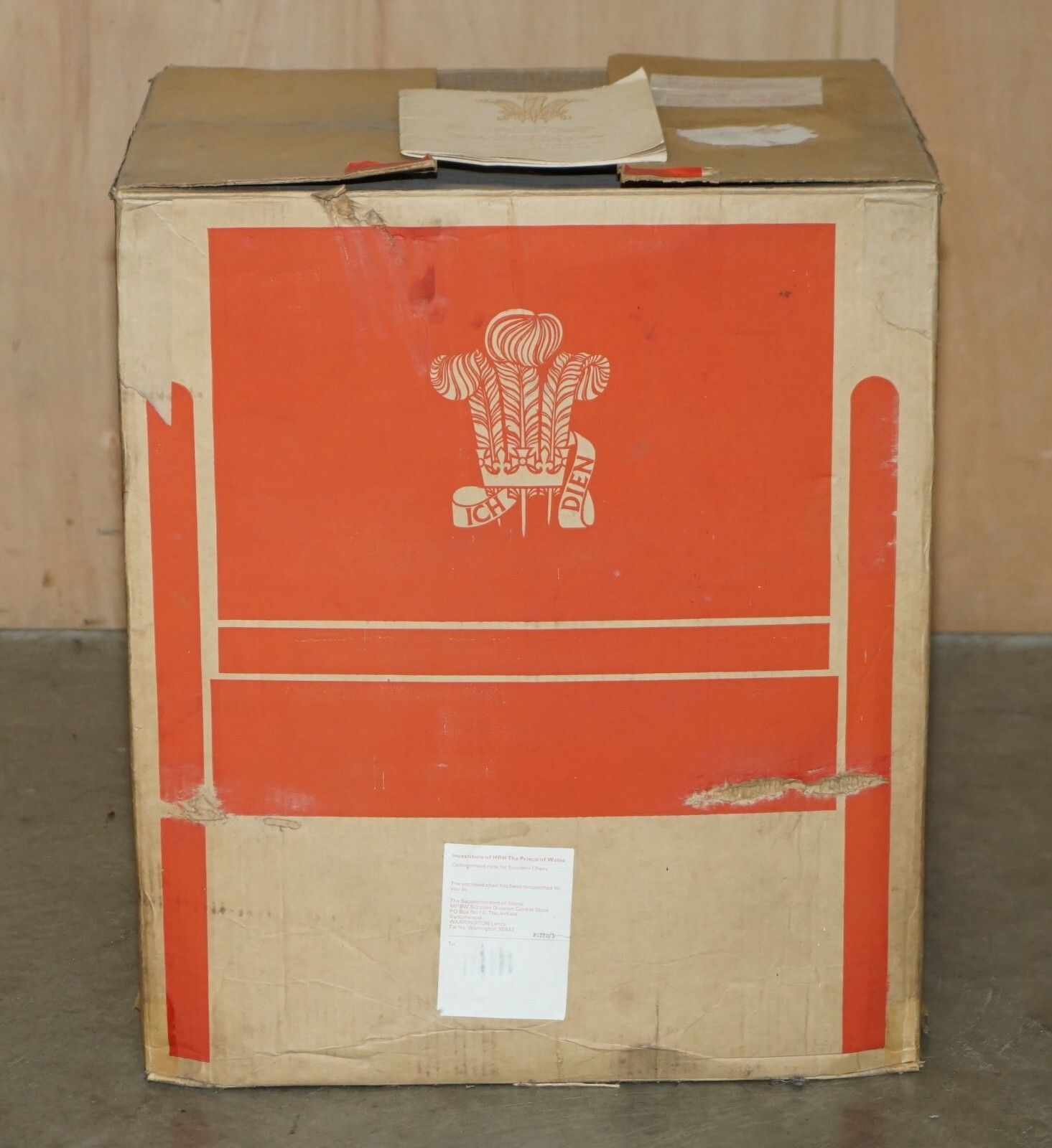 Last Of Its Kind Brand New In The Box 1969 Prince Charles Investiture Armchair photo 6950.0