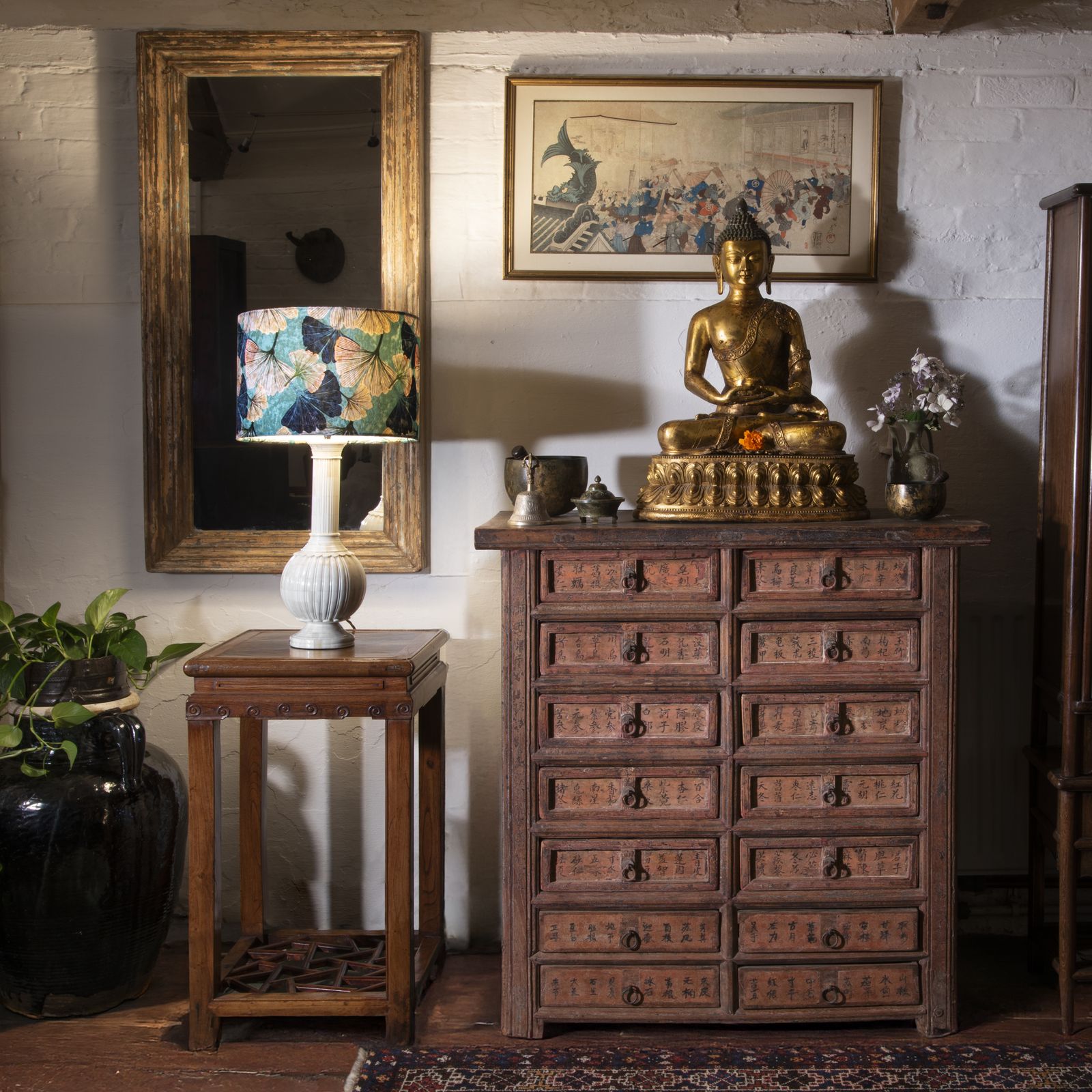 Antique Chinese Apothecary Chest, 19th Century