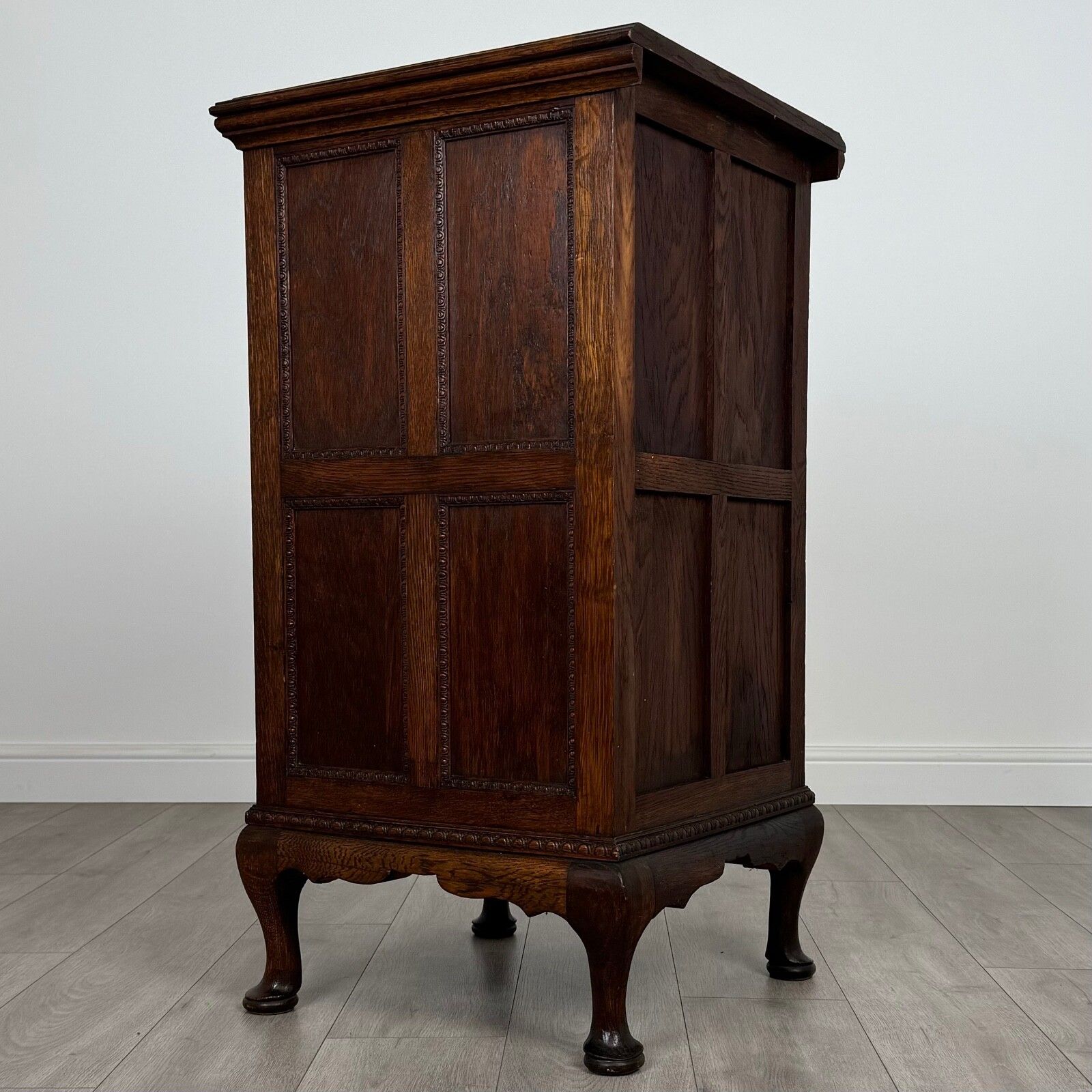 Antique 20th Century Unique Oak Cabinet Of Fine Quality photo 495.0