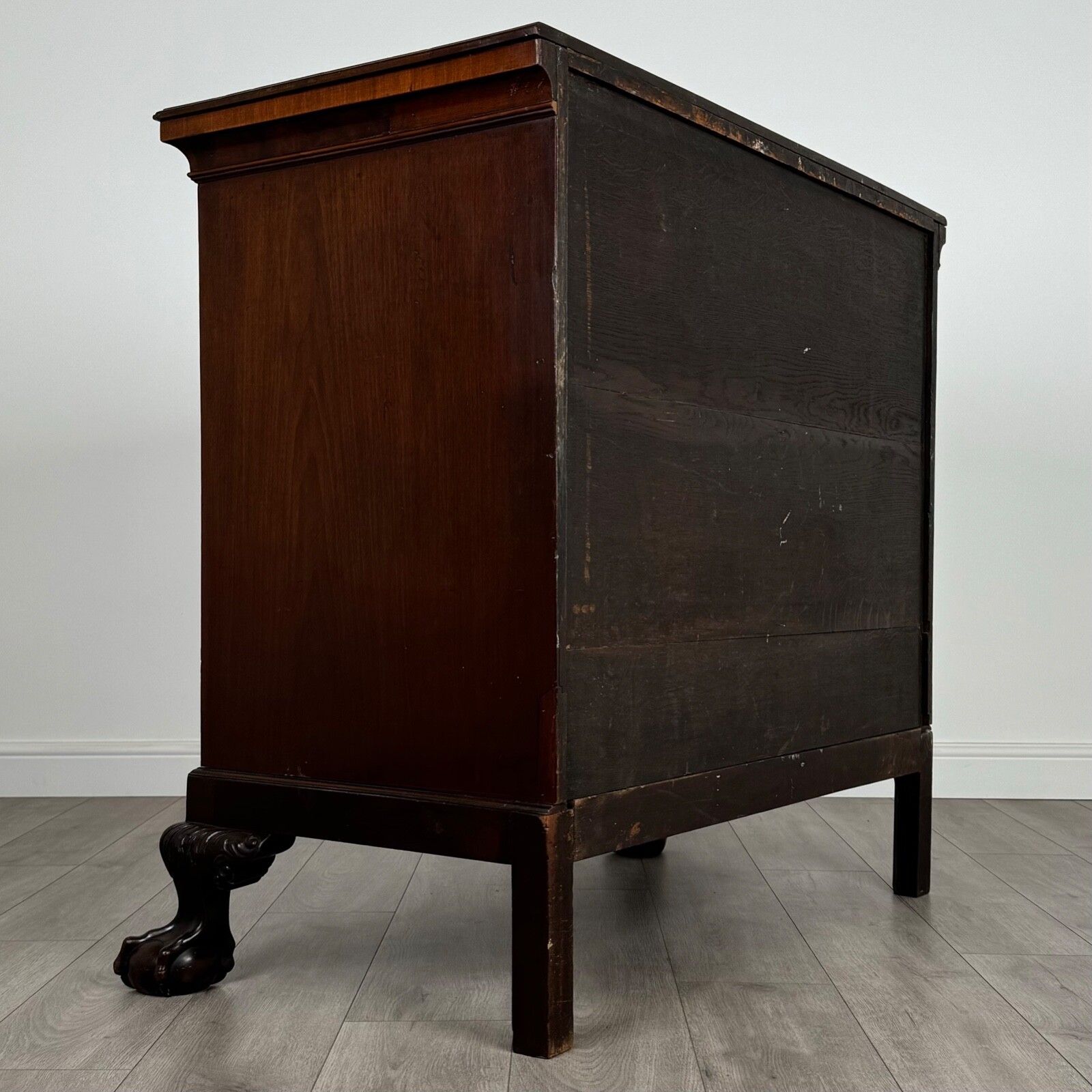 Antique 19th Century Irish Chest Of Drawers In Mahogany photo Furniture