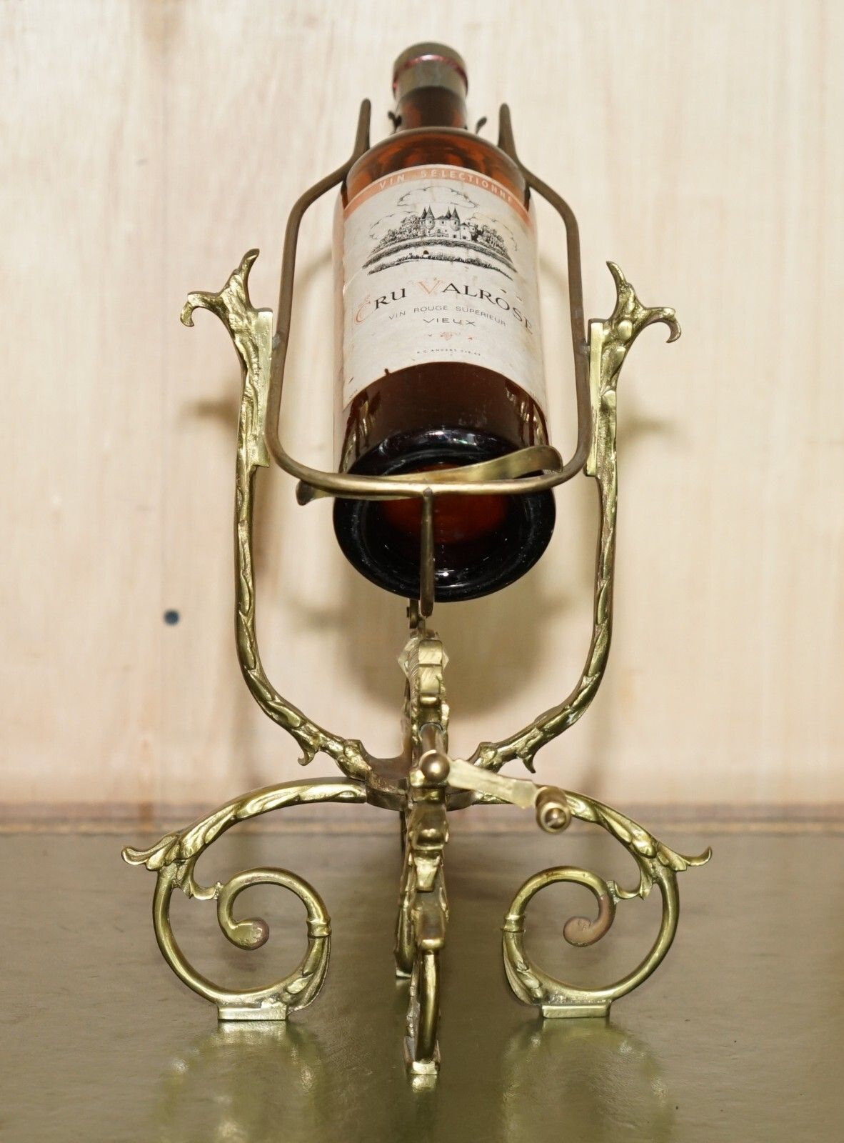 Antique Victorian French Brass Mechanical Wine Pourer Add A Touch Of Class! photo furniture