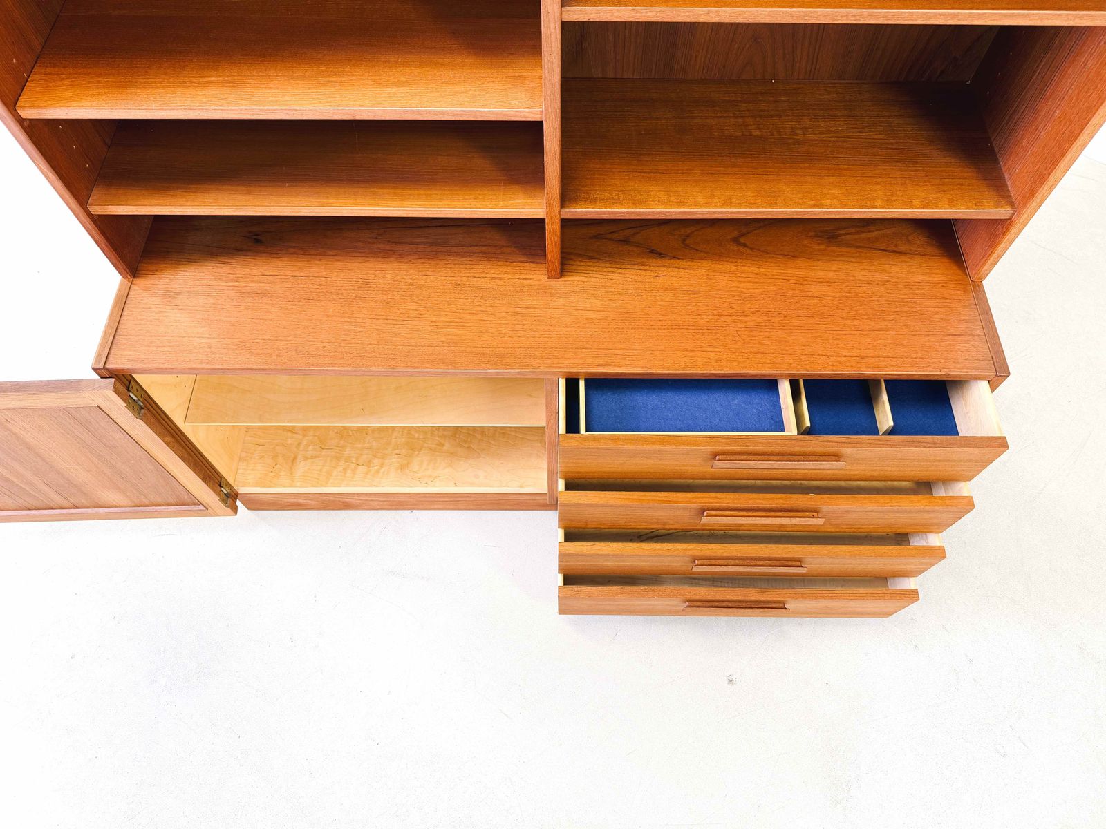 Furniture Mid Century Bookcase Troeds Nils Jonsson Teak Sweden Domi Monté photo