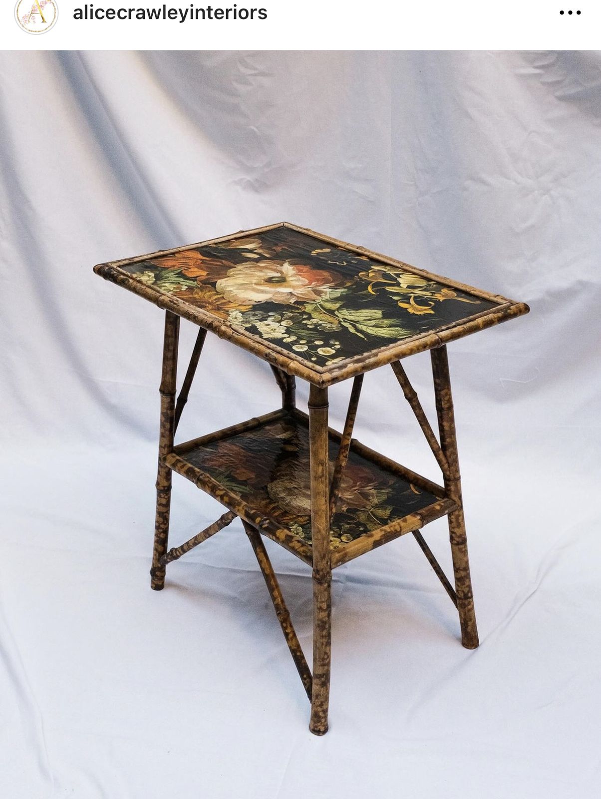 Bamboo Side Table