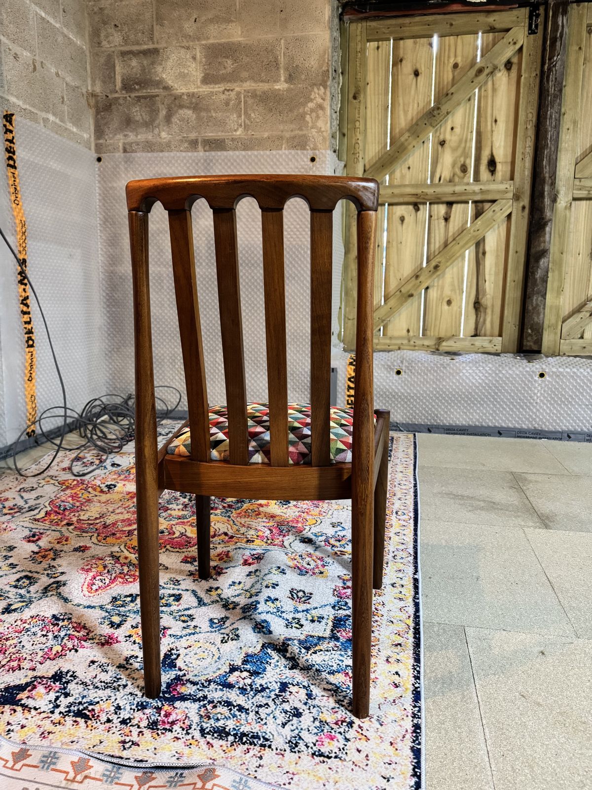 6 X Mid Century Teak Meredew Chairs photo vinterior
