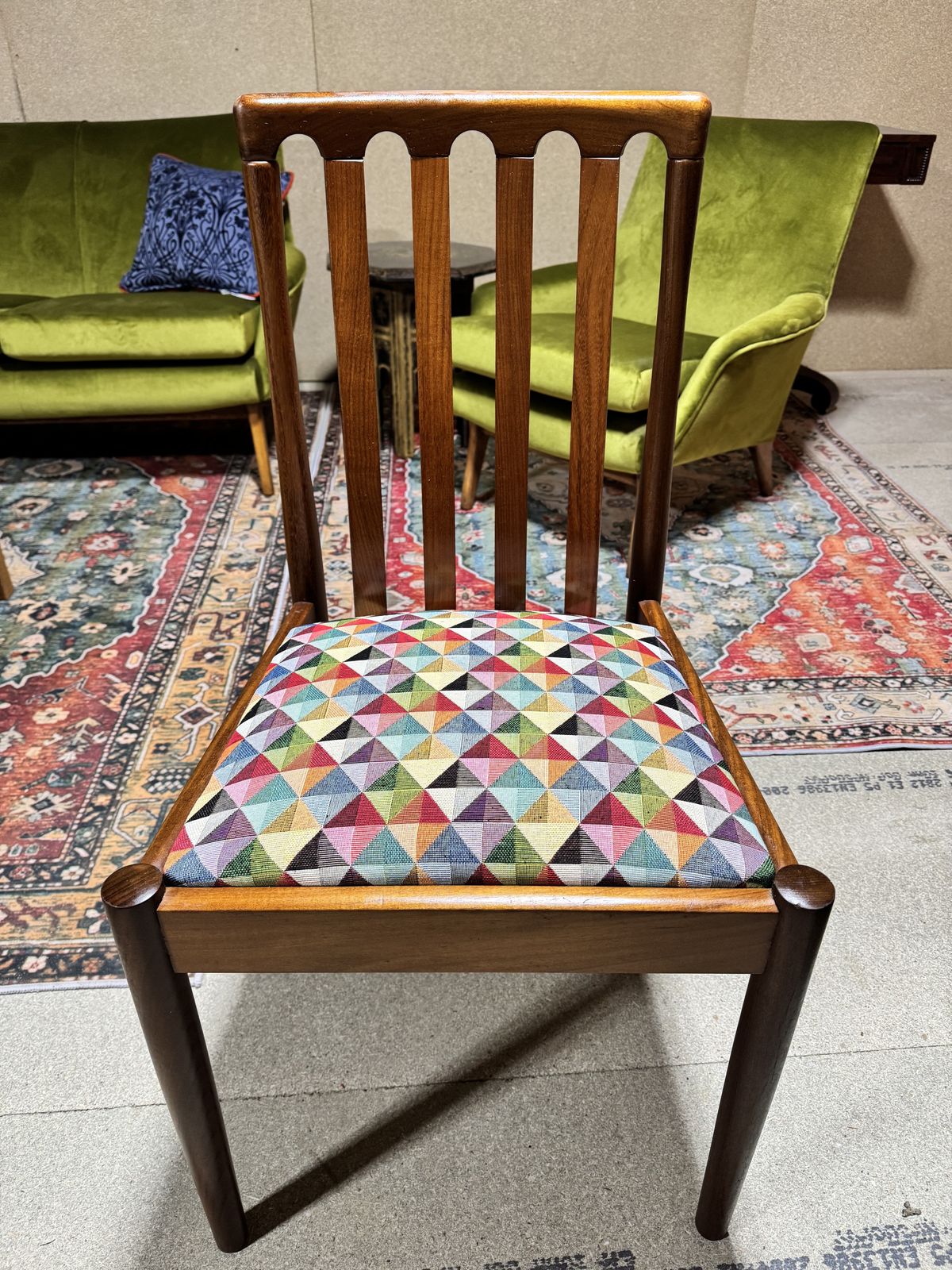 photo for sale 6 X Mid Century Teak Meredew Chairs