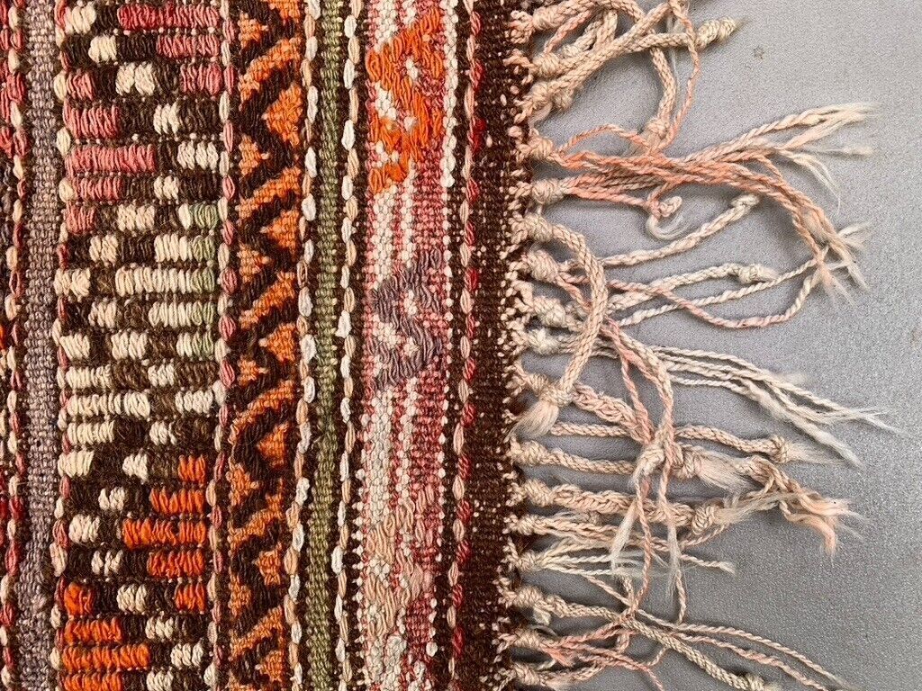 Vintage Turkish Kilim Rug 150x92 Cm Wool Kelim, Medium photo vintage