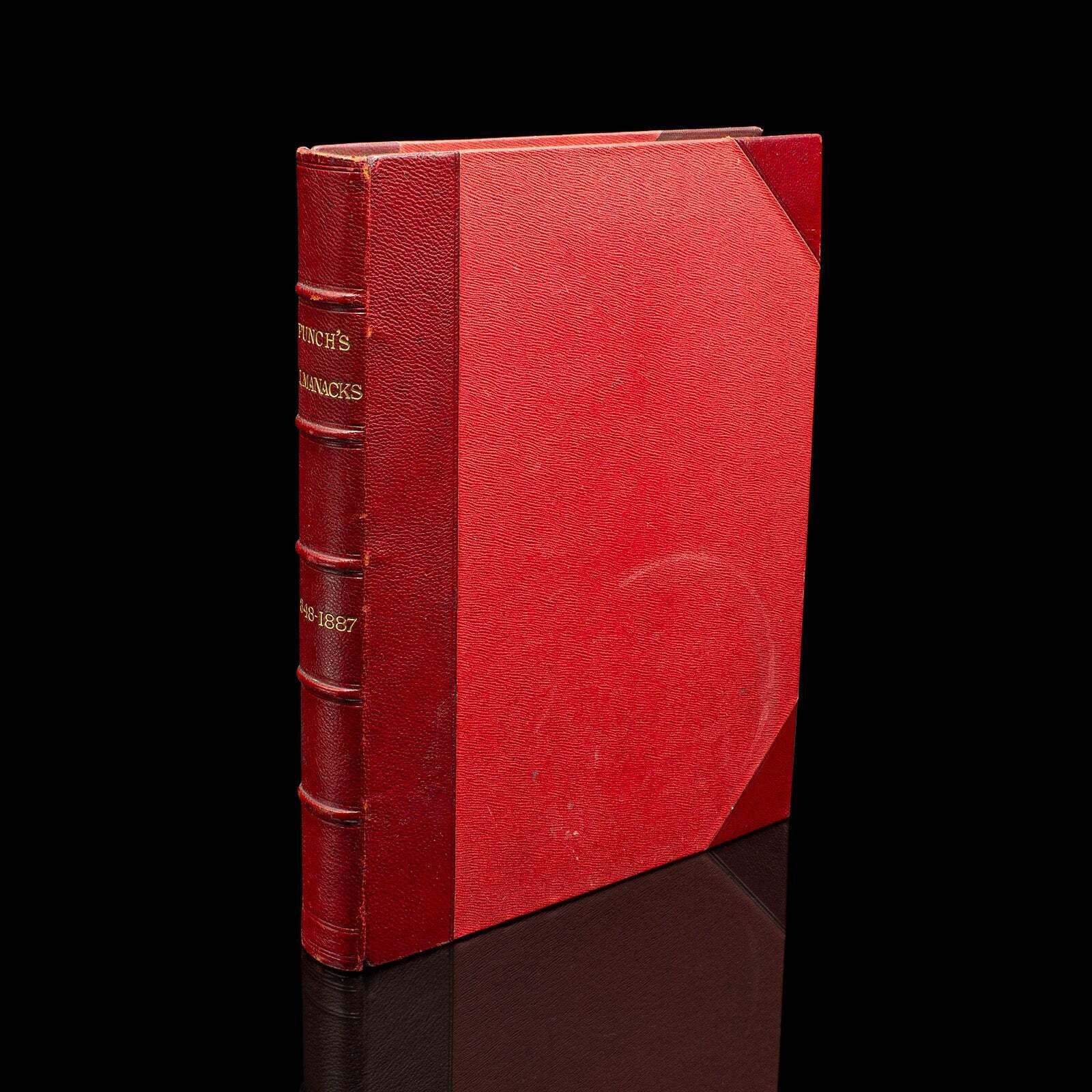 Antique Punch Book, Almanac Compendium, English, Humour, Illustrated, Victorian