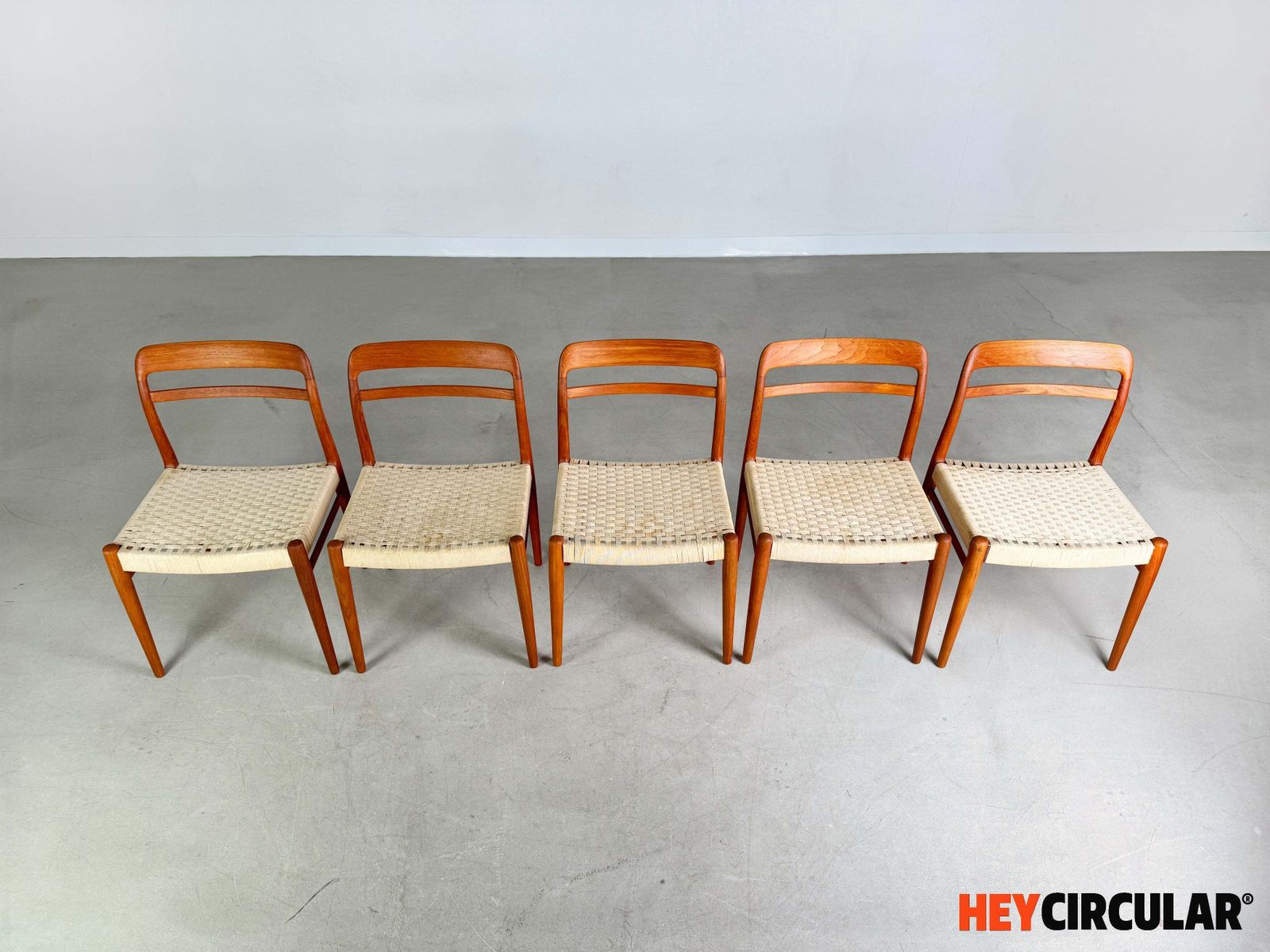 Set Of 5 Mid Century Chairs Gustav Bahus Alf Aarseth photo Furniture