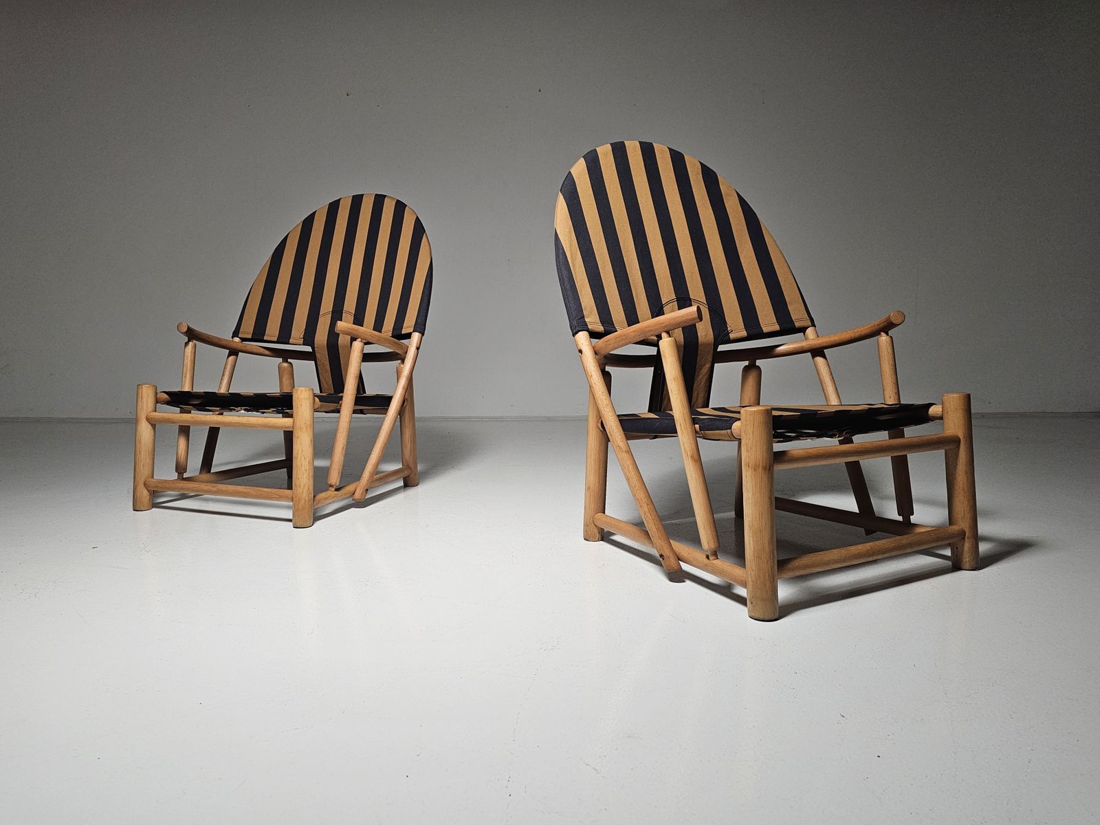 Pair Of “Hoop” Lounge Chairs By Piero Palange And & Werther Toffoloni, 1970s photo furniture
