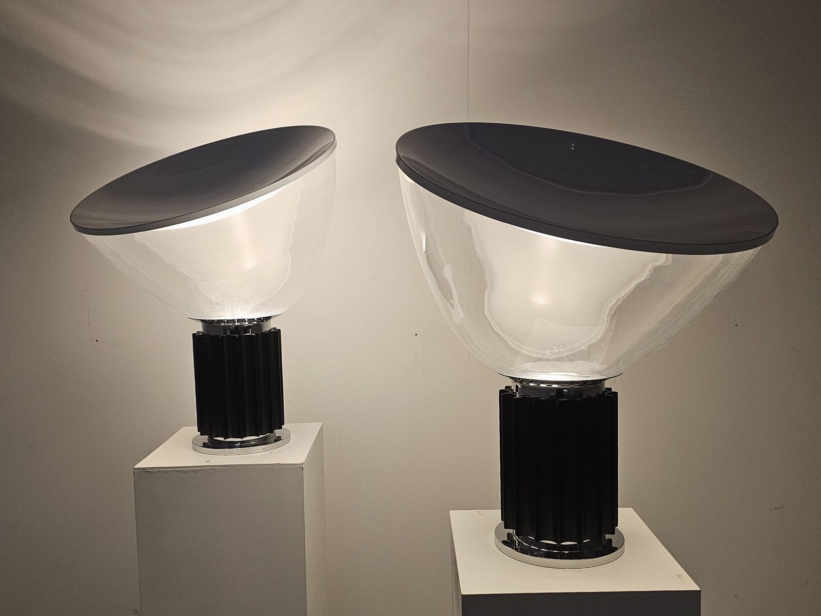 Taccia Table Lamps By Achille And Pier Giacomo Castiglioni For Flos, 1970s photo for sale