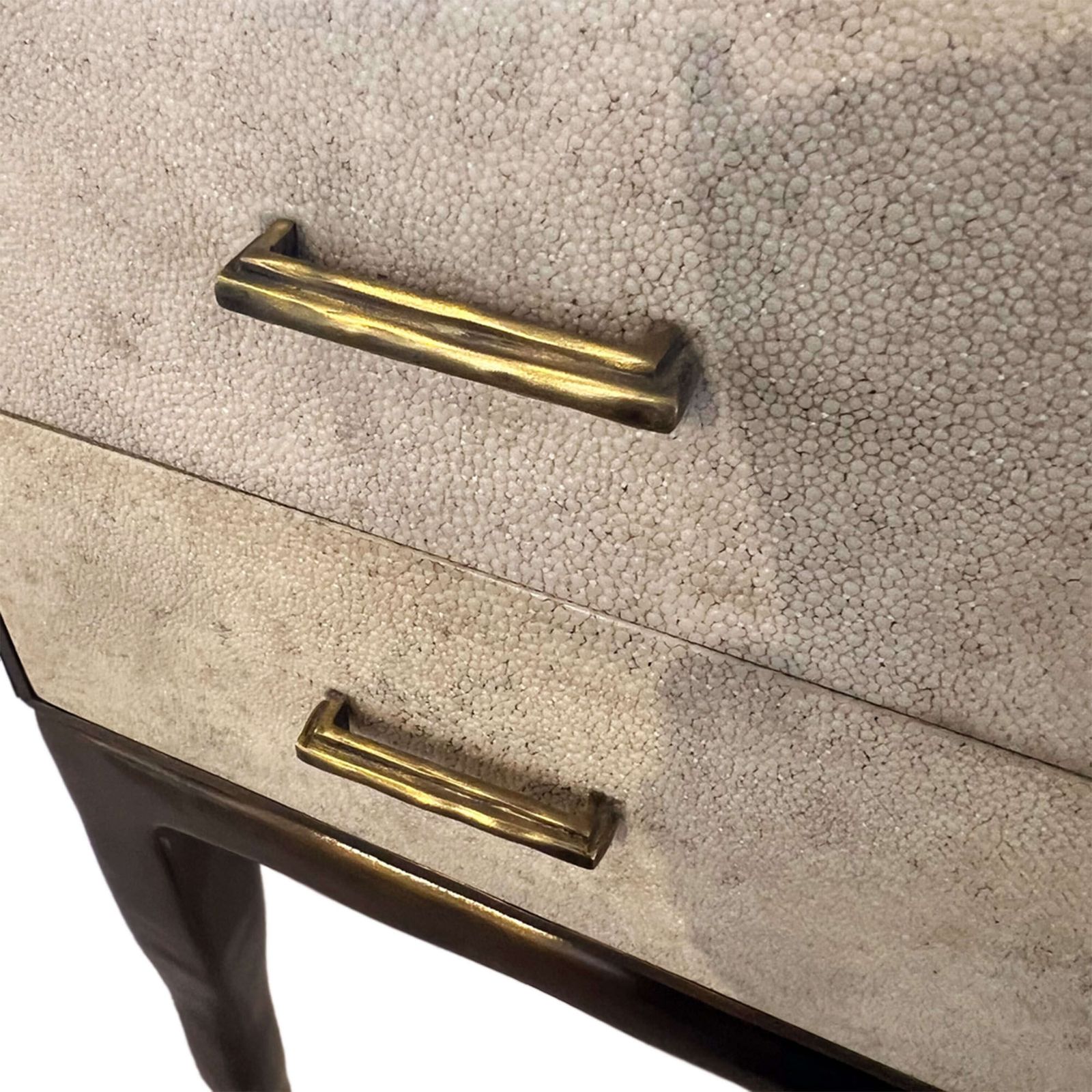 R&Y Augousti 'Melting Cosima' Console Table, Shagreen & Brass, 1990s photo buy