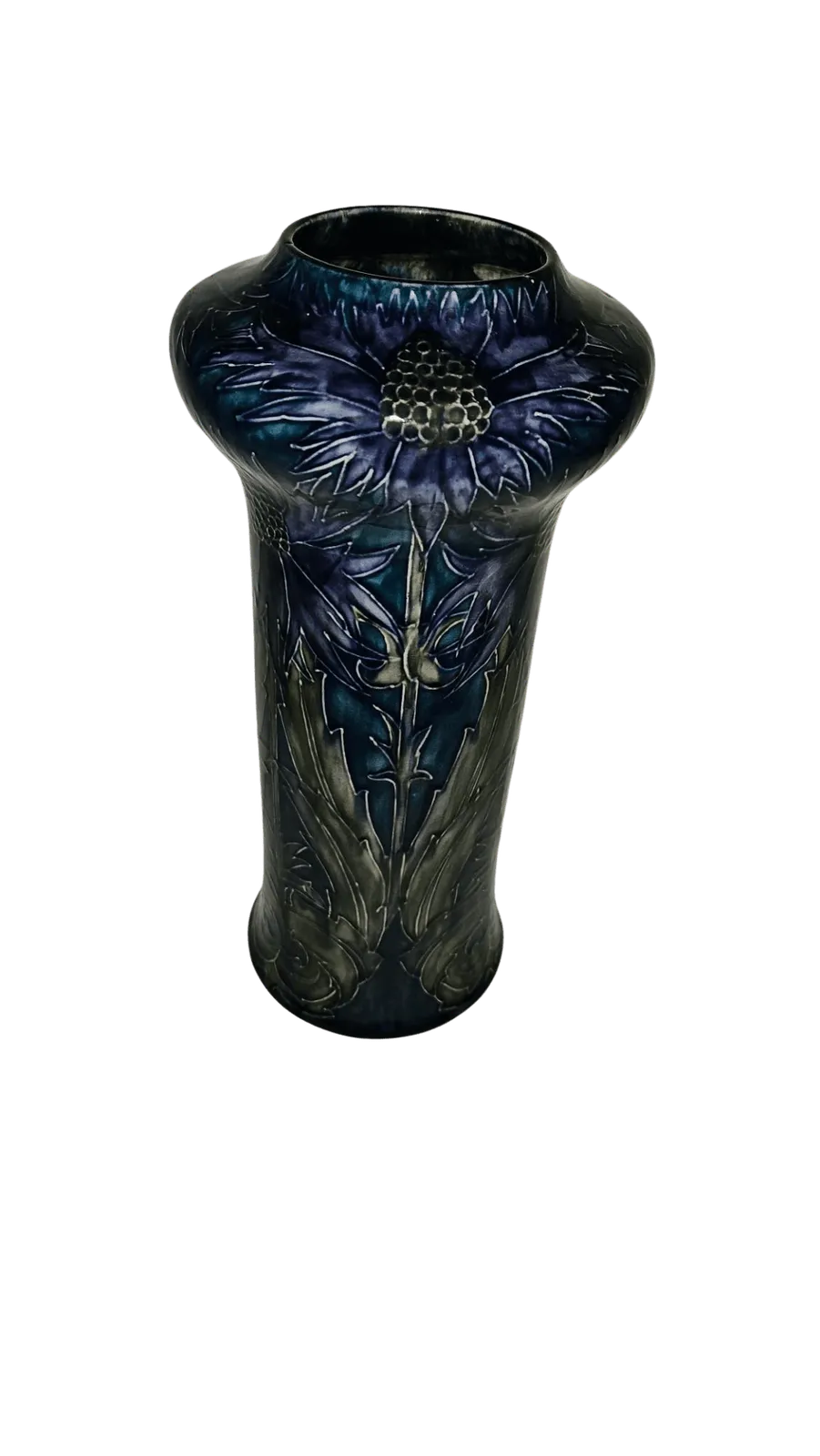 Art Nouveau Thistle Vase By George Cartlidge For Hancock And Sons photo furniture