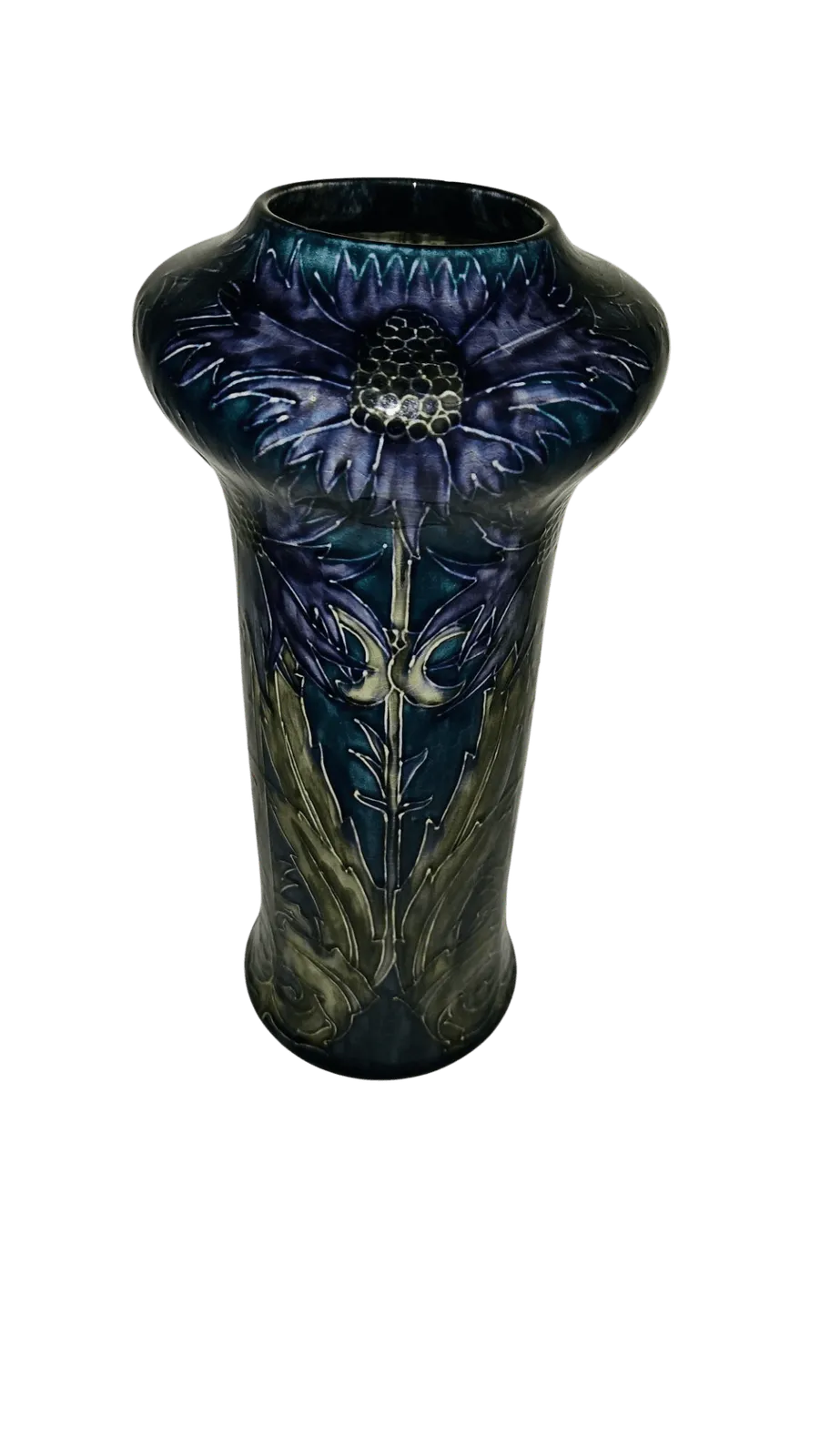 Art Nouveau Thistle Vase By George Cartlidge For Hancock And Sons photo Home Decor
