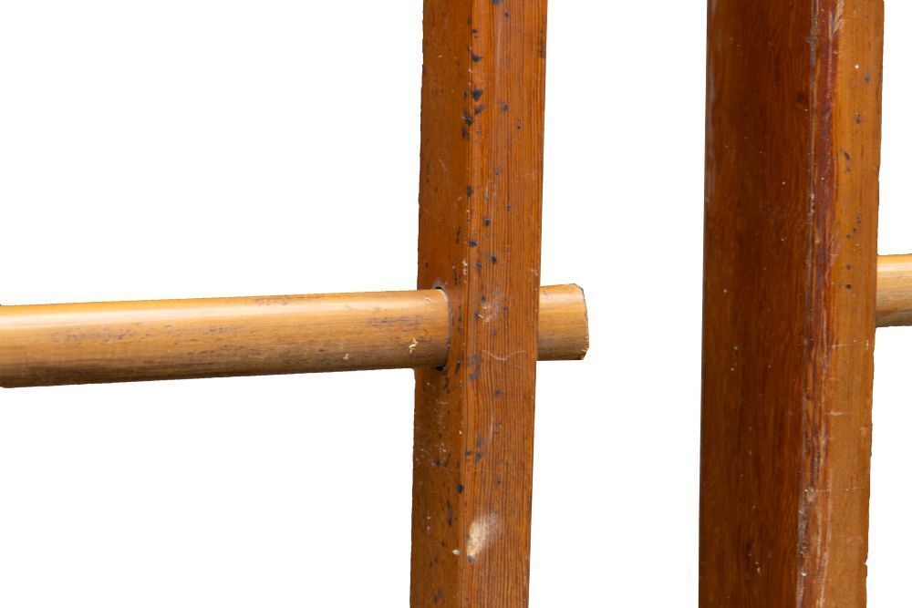 photo for sale Large Wooden Shop Display Ladders