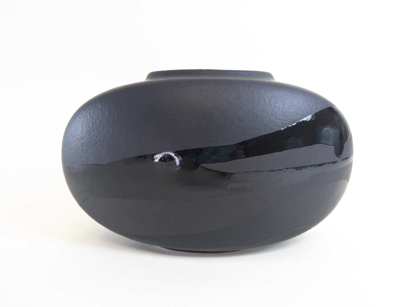 photo furniture West German Pottery   Black Drip Ceramic Vase By Bay Keramik 690 13   Modern Minimalist Vase