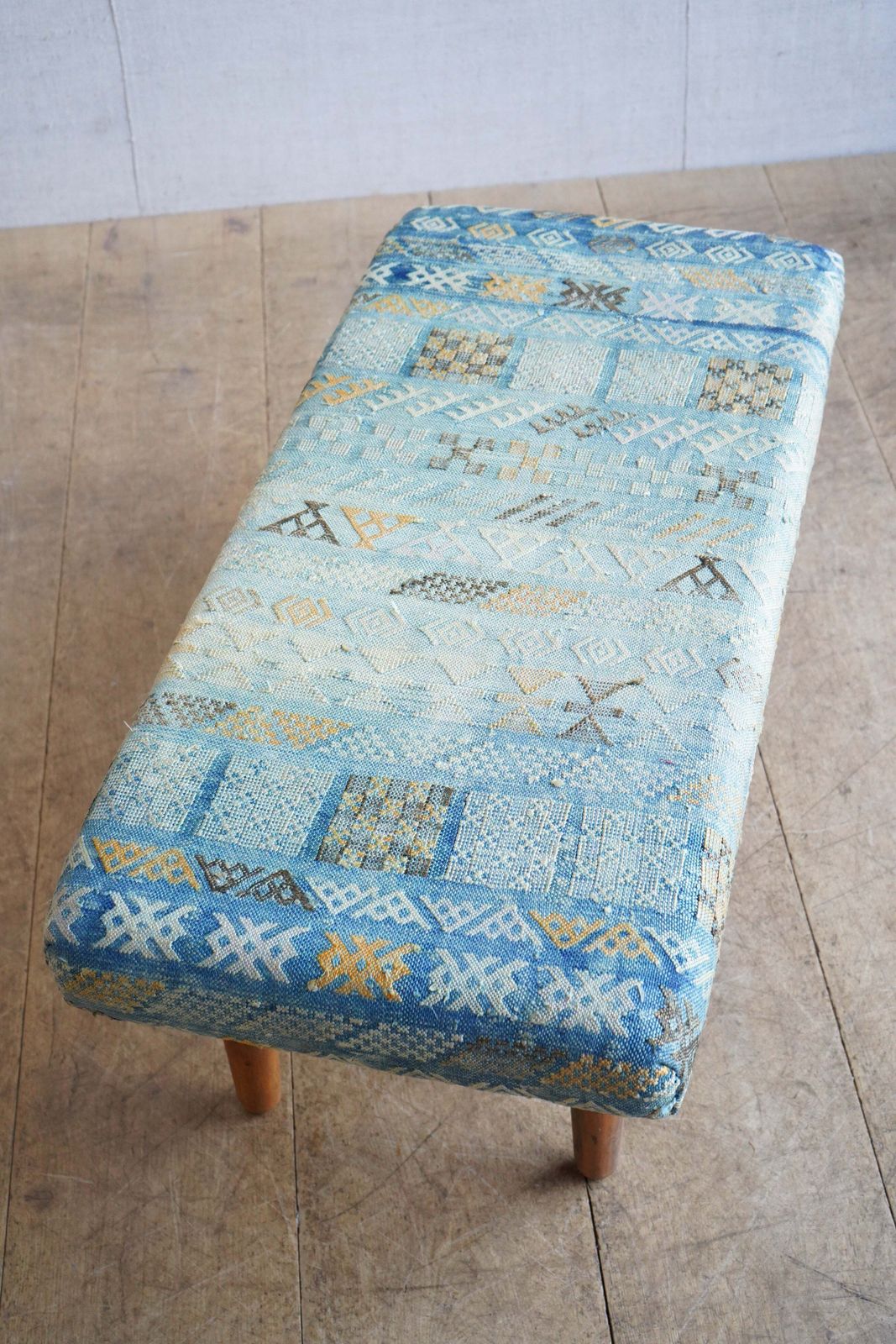 Cactus Silk Footstool, African photo Furniture