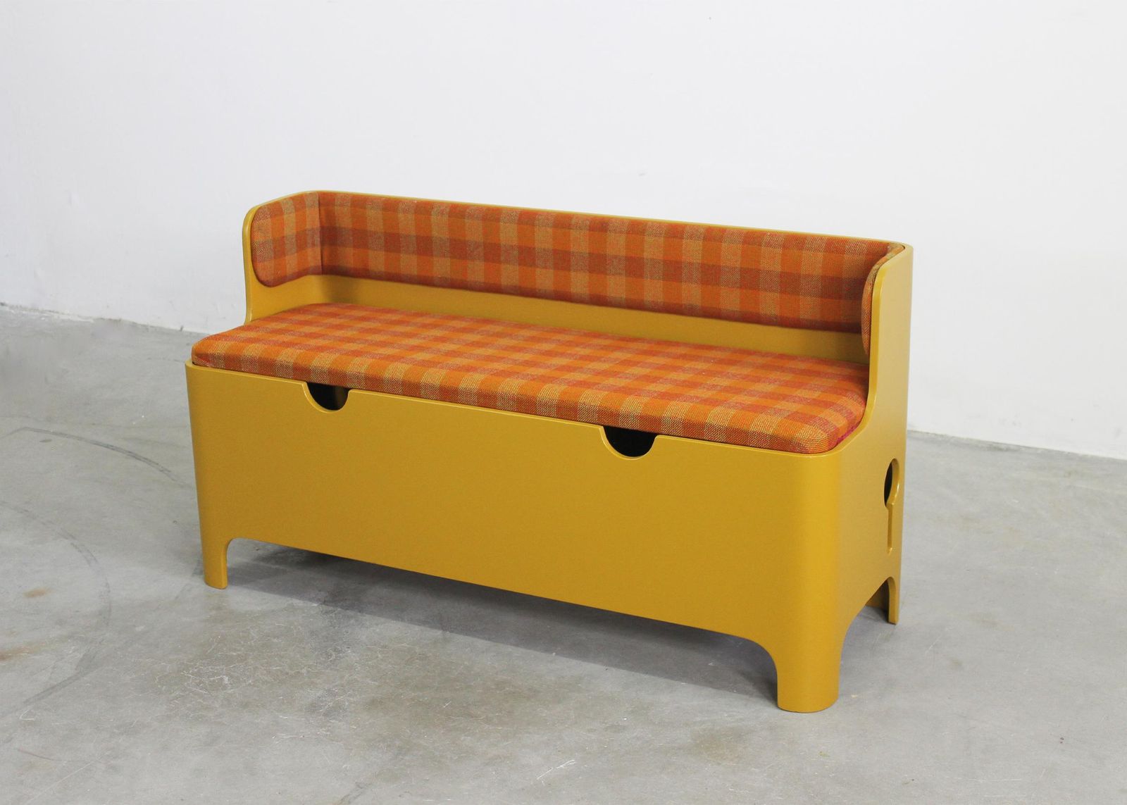 Carlo De Carli Entrance Hall Set In Plywood And Fabric By Fiarm 1960s photo buy