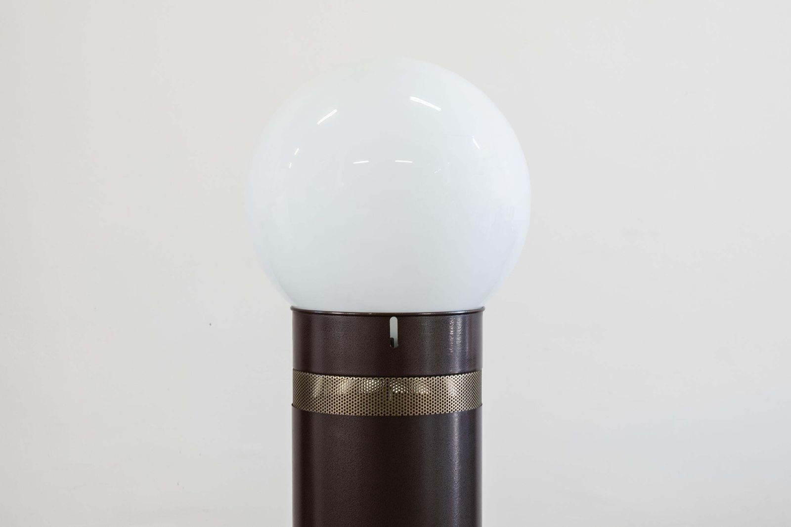 Gae Aulenti Oracolo Floor Lamp In Metal And Blow Glass By Artemide 1970 Italy photo vinterior