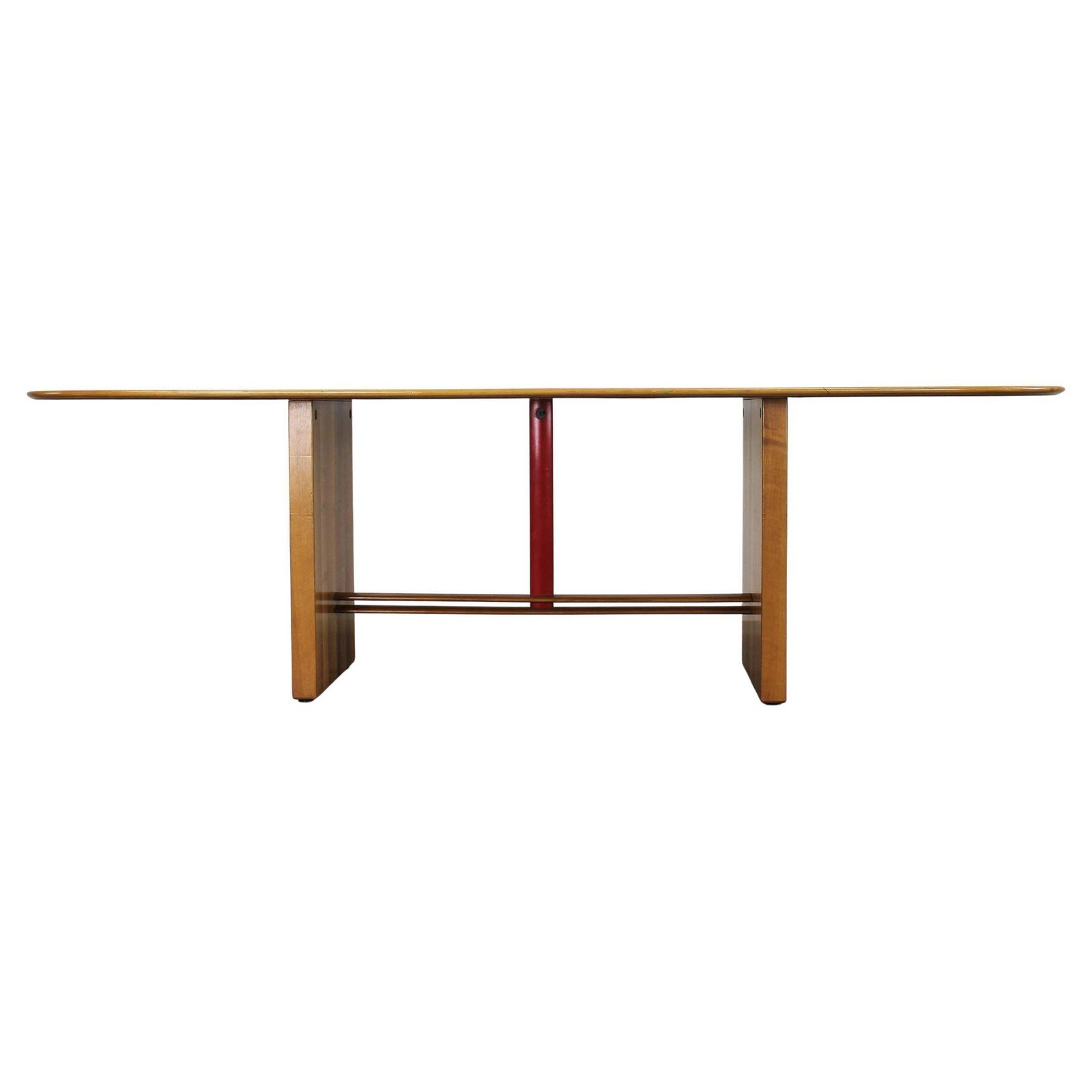 Tobia & Afra Scarpa Torcello Table In Walnut Wood By Stildomus 1970s