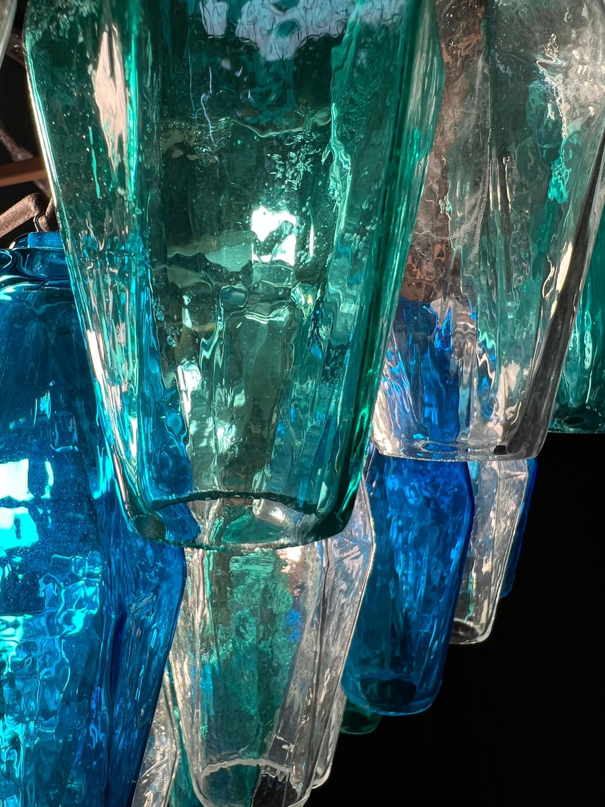 Huge Poliedri Chandelier By Valentina Planta. Murano photo 15471.0