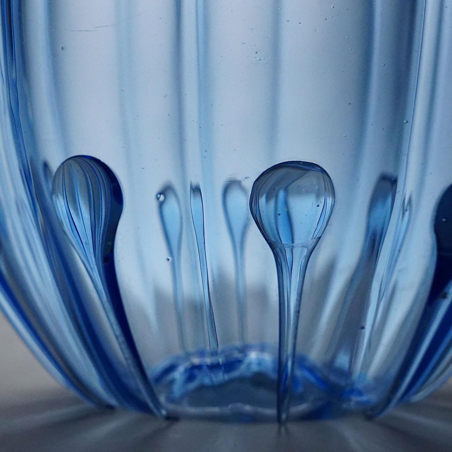 photo for sale Large Vetro Soffiato Glass Vase By Vittorio Zecchin For Venini Murano 1924