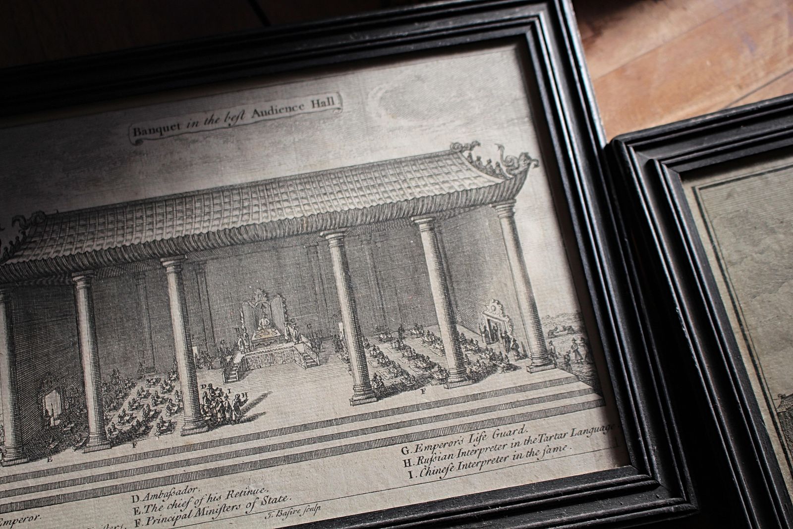 18th Century Ethnographic Interest Asian Natives & Temples Framed Engravings photo Art