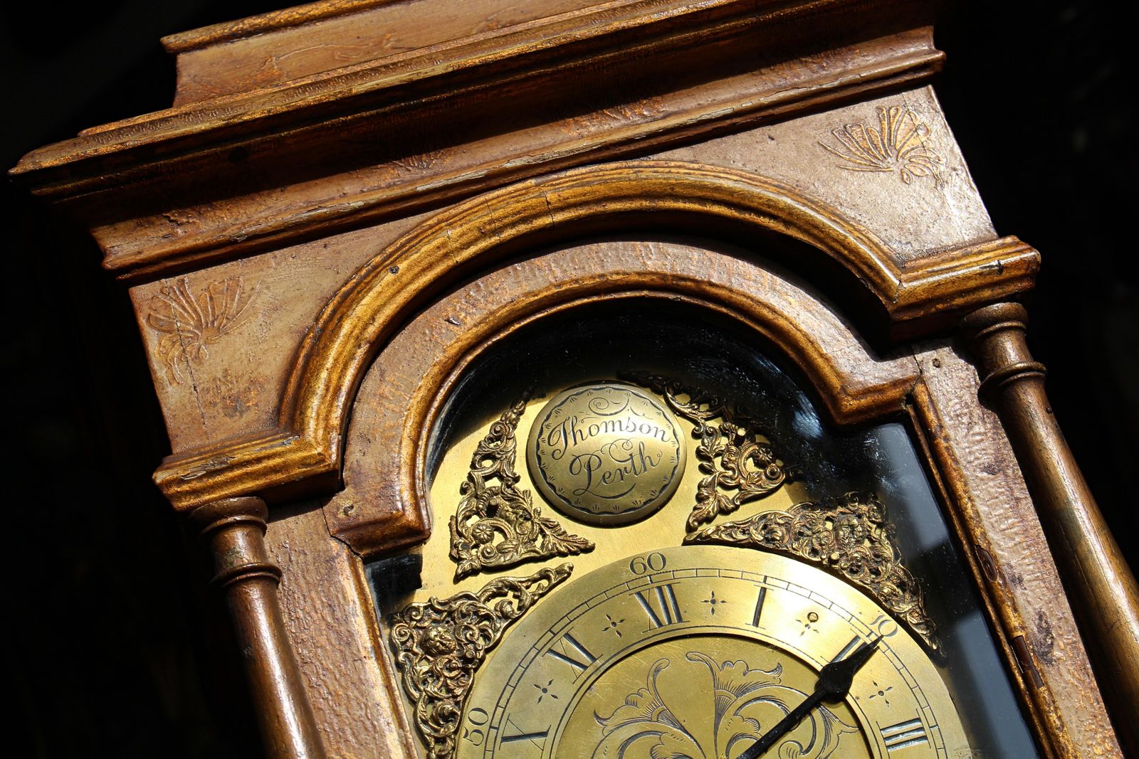 photo vinterior Winterhalder & Hofmeier Schwarzenbach Chinoiserie Small Grandmother Clock