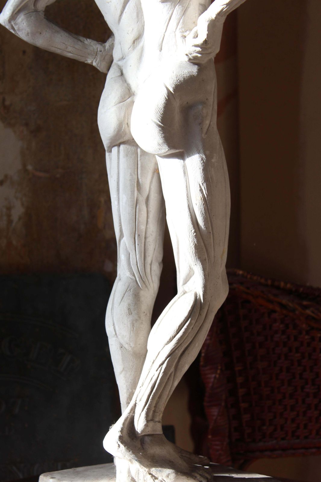 Plaster Encoche Sculpture By Mary Syme Boyd (1910 1997) Manner Of Antoine Houdon photo 1728.0
