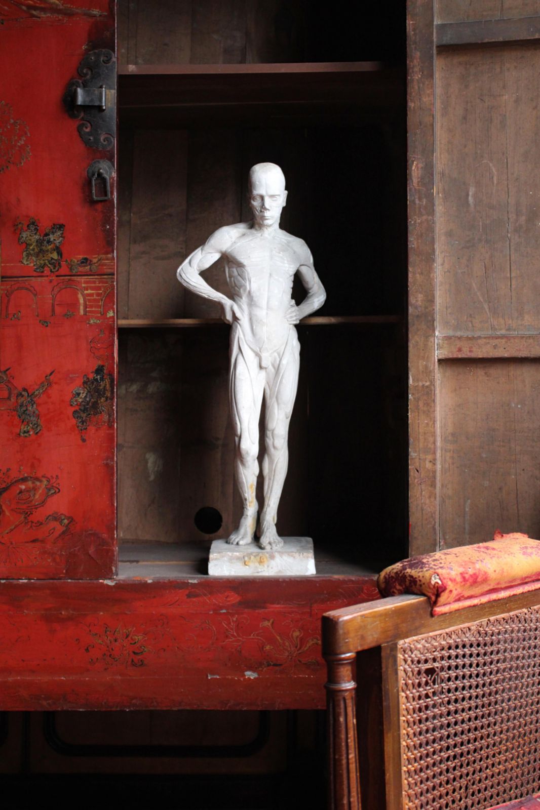 Plaster Encoche Sculpture By Mary Syme Boyd (1910 1997) Manner Of Antoine Houdon photo vintage