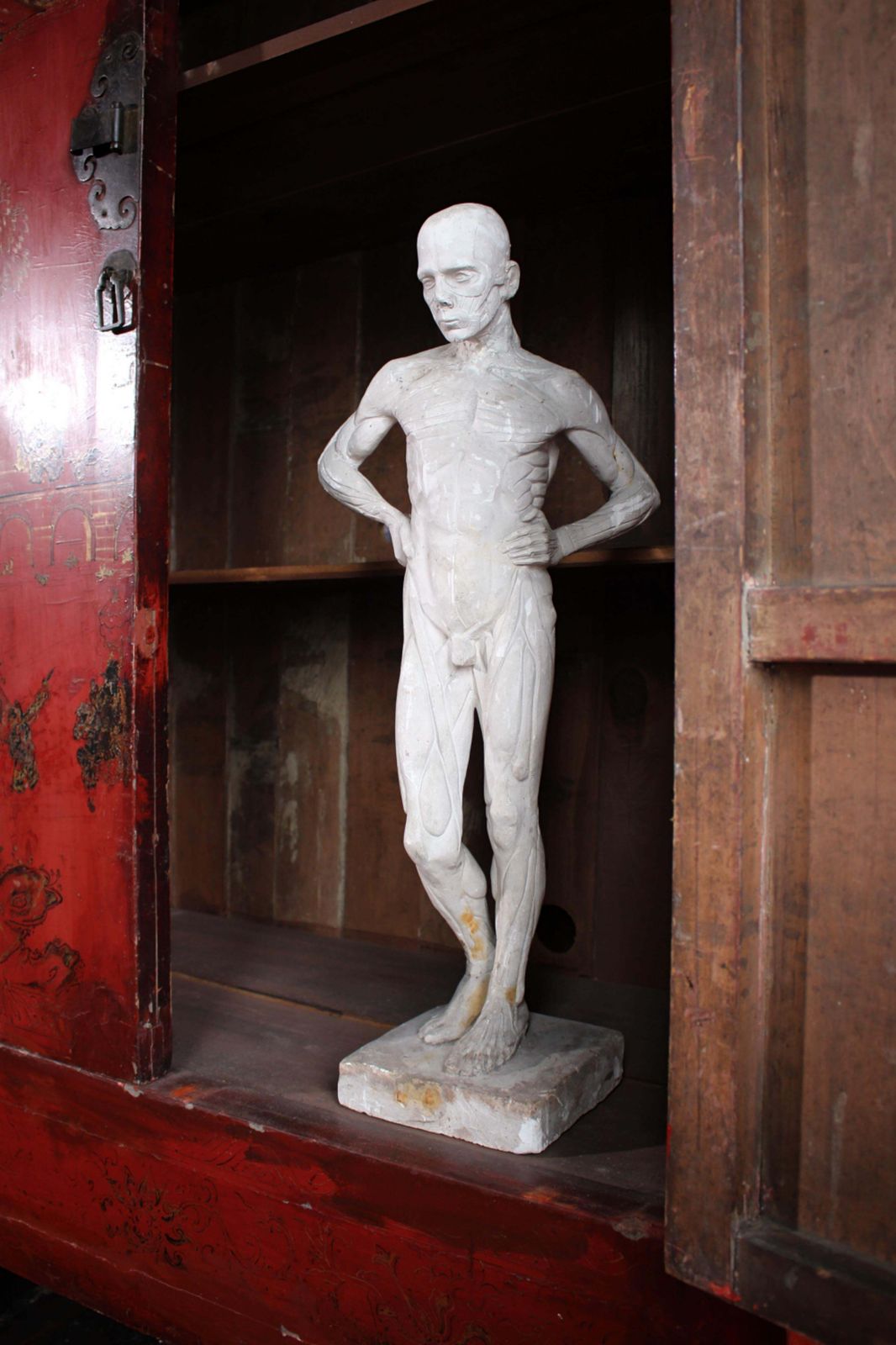 1728.0 Plaster Encoche Sculpture By Mary Syme Boyd (1910 1997) Manner Of Antoine Houdon photo