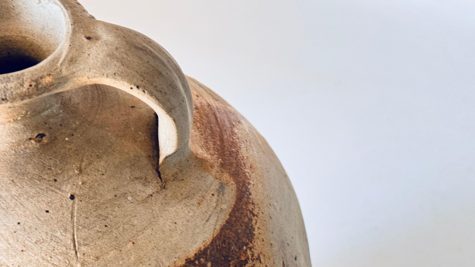 1950s 1960s French Provincial Pottery Jar, Côte D’azur Artisan Workshop photo vinterior