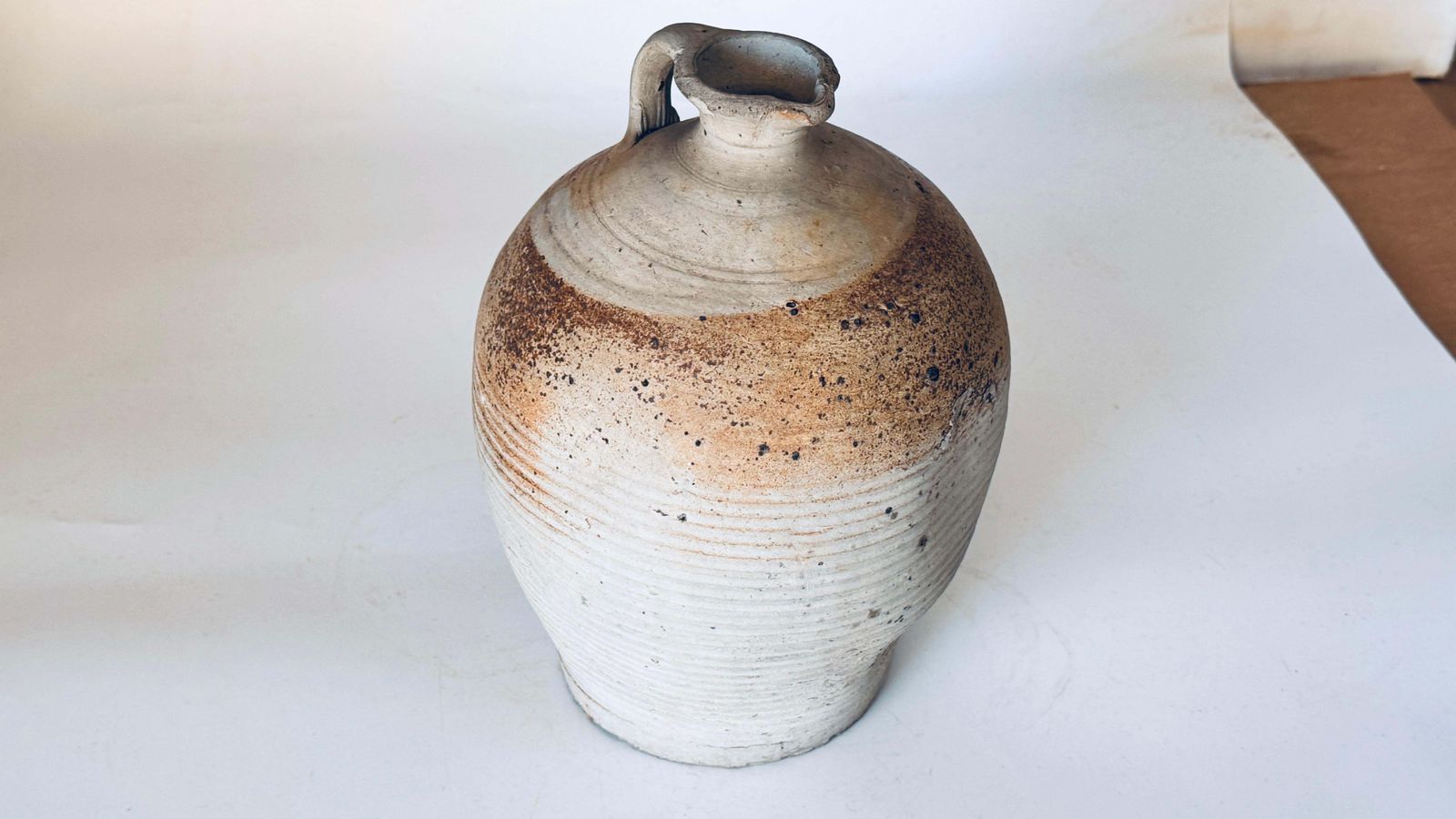photo buy 1950s 1960s French Provincial Pottery Jar, Côte D’azur Artisan Workshop
