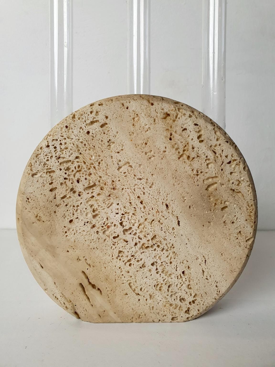 Travertine Vase By Fratelli Mannelli Italy 1970's photo Home Decor