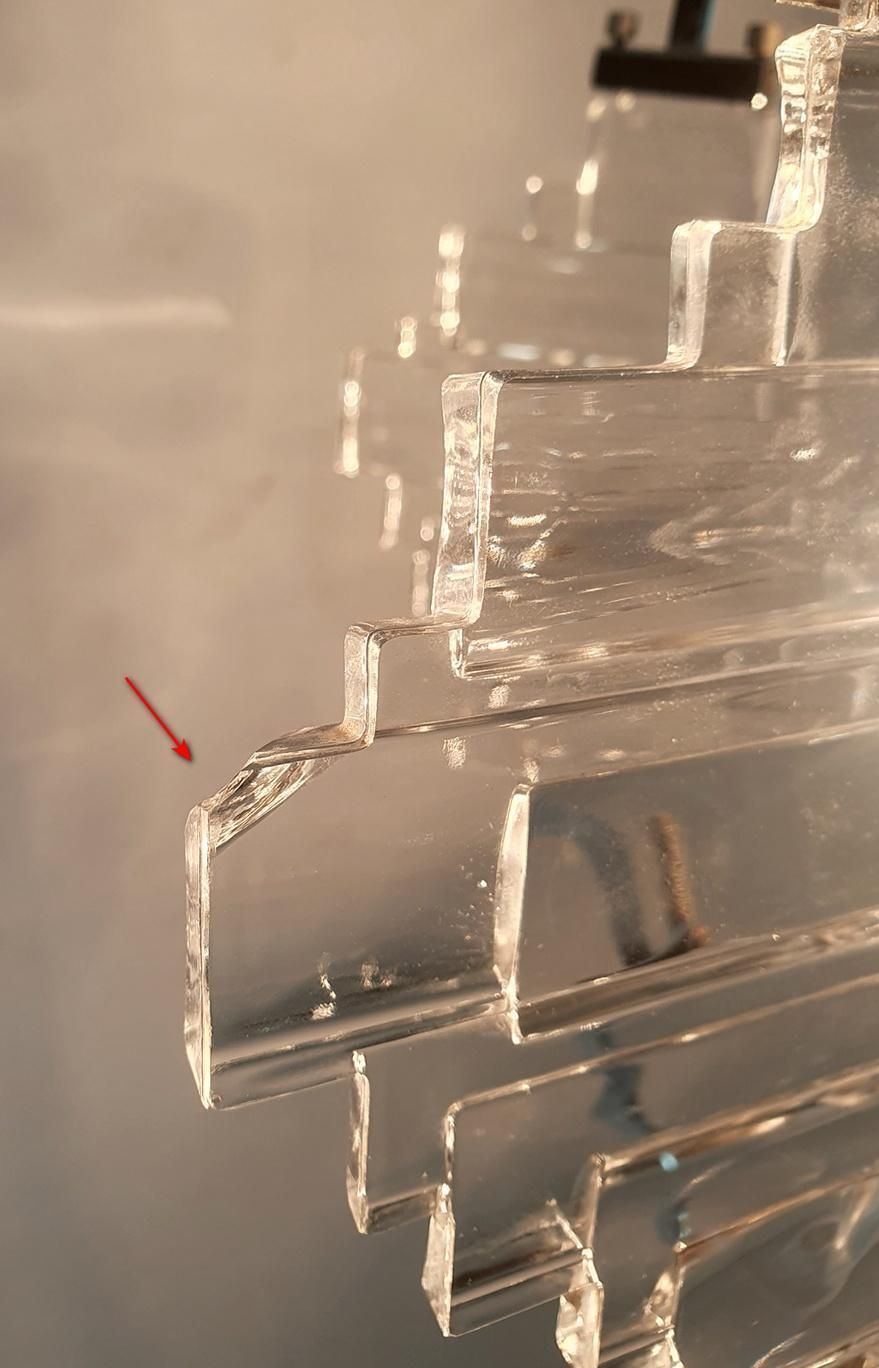 Chandelier By Sciolari In Glass And Chrome, Italy, 1960 photo Lighting